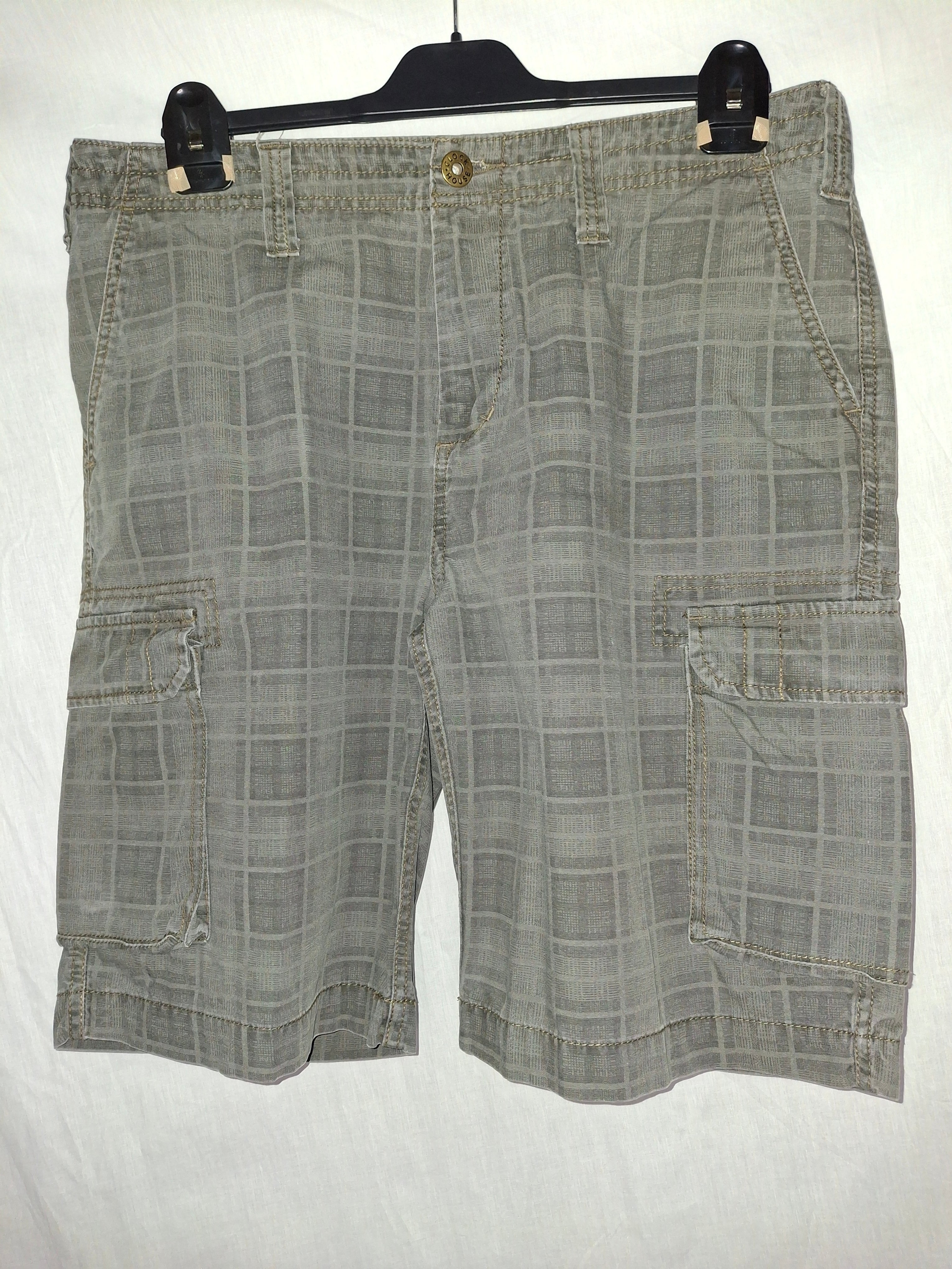 Bermuda homme clock house – gris - Taille : XXL (44)