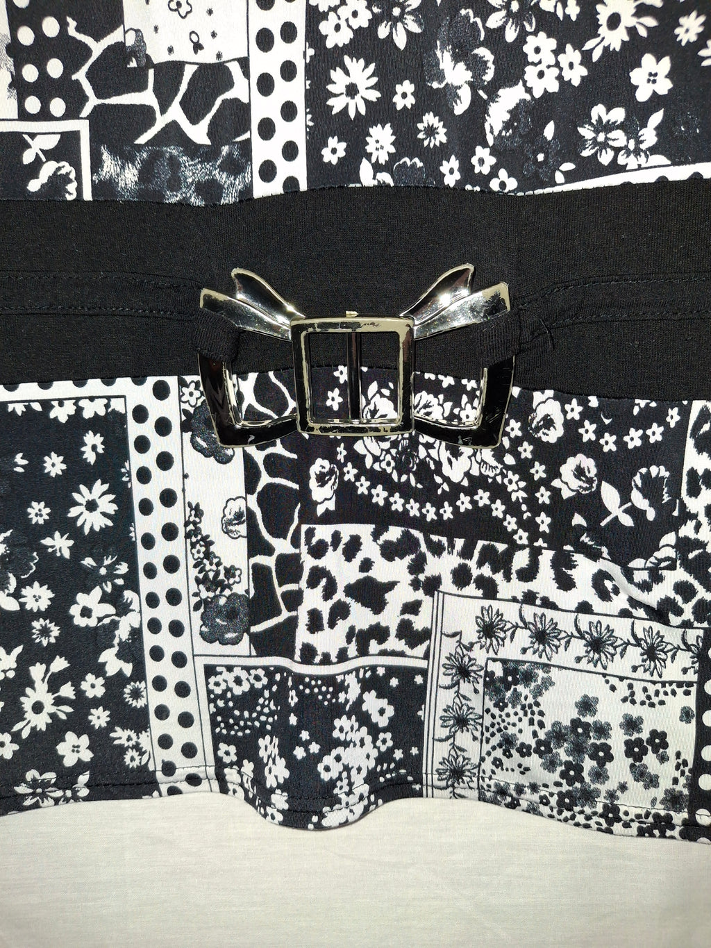 Blouse Relax – Noire et blanche - Taille  M (38)