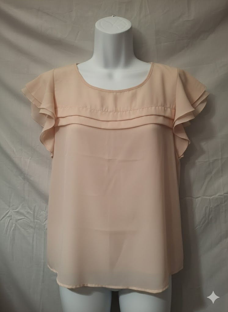 Blouse manches courtes Blancheporte – rose pale - Taille : XXXL (46)