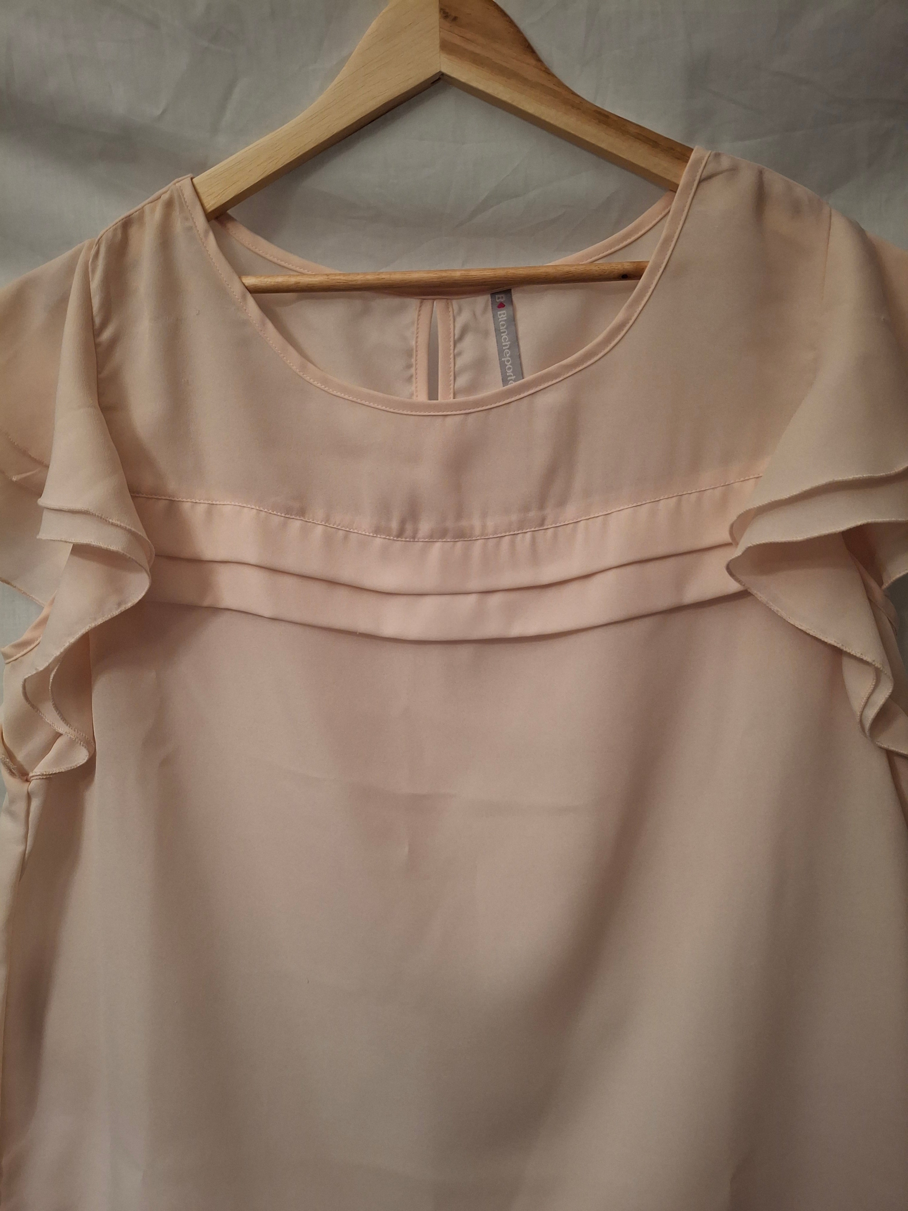 Blouse manches courtes Blancheporte – rose pale - Taille : XXXL (46)