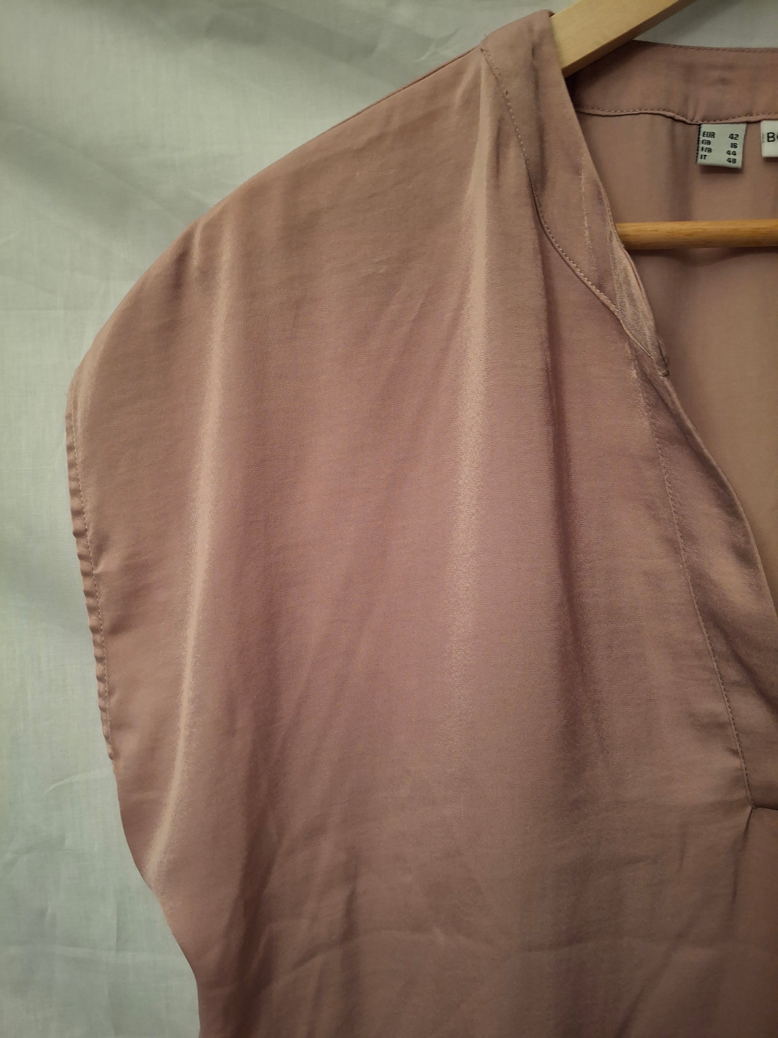 Blouse manches courtes Bodyflirt – parme - Taille : XXL (44)