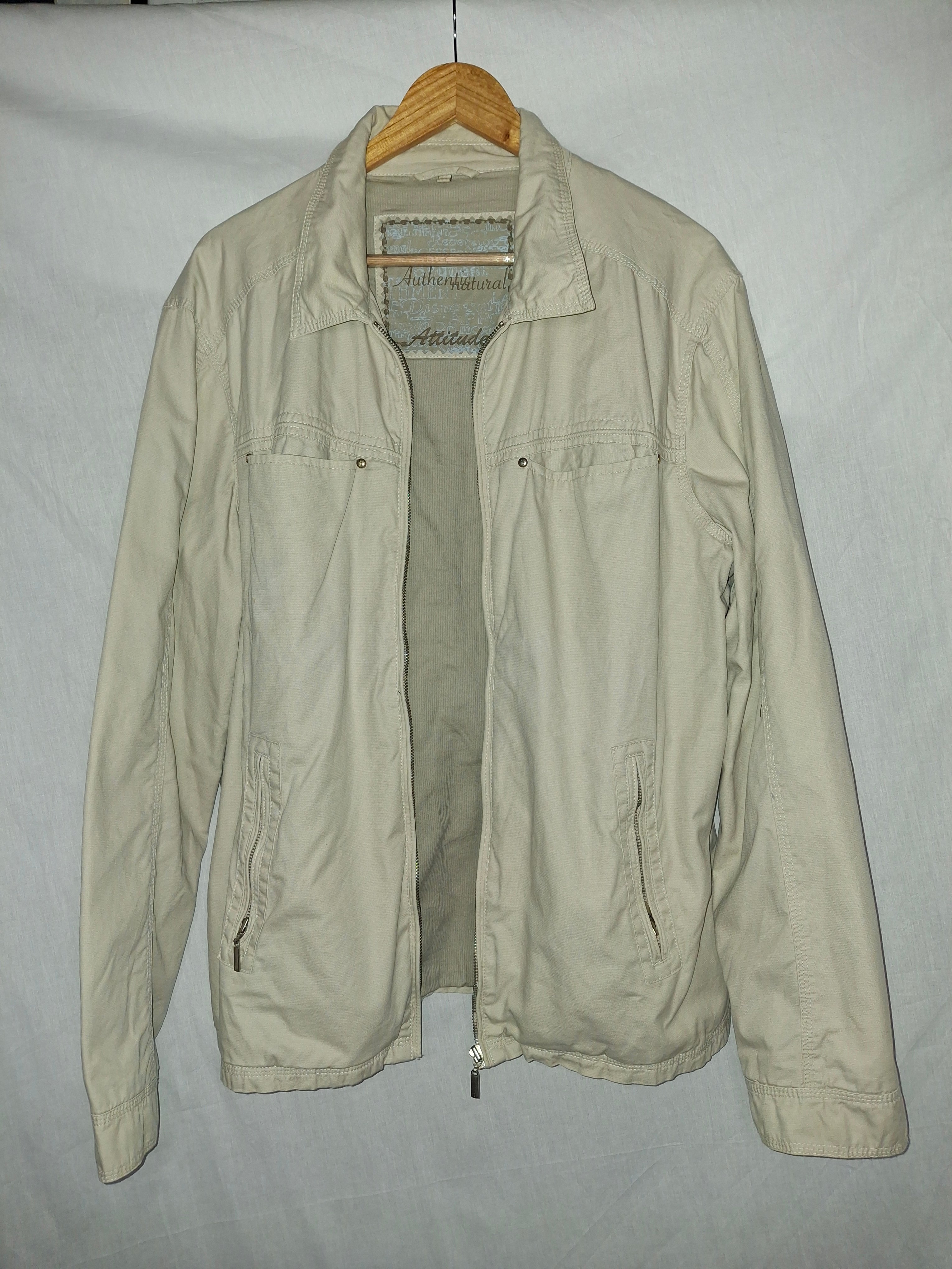 Blouson homme Attitude - beige - XL (42)