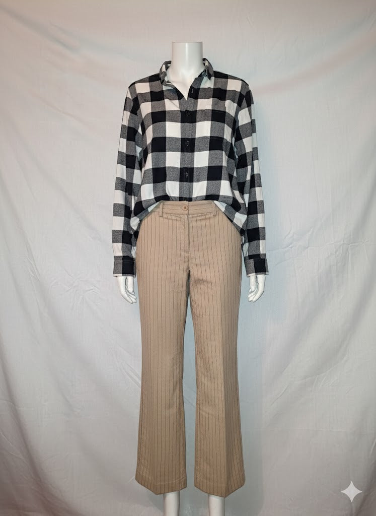 Chemise à carreaux Asos design -  noir et blanc - Taille : M (38)