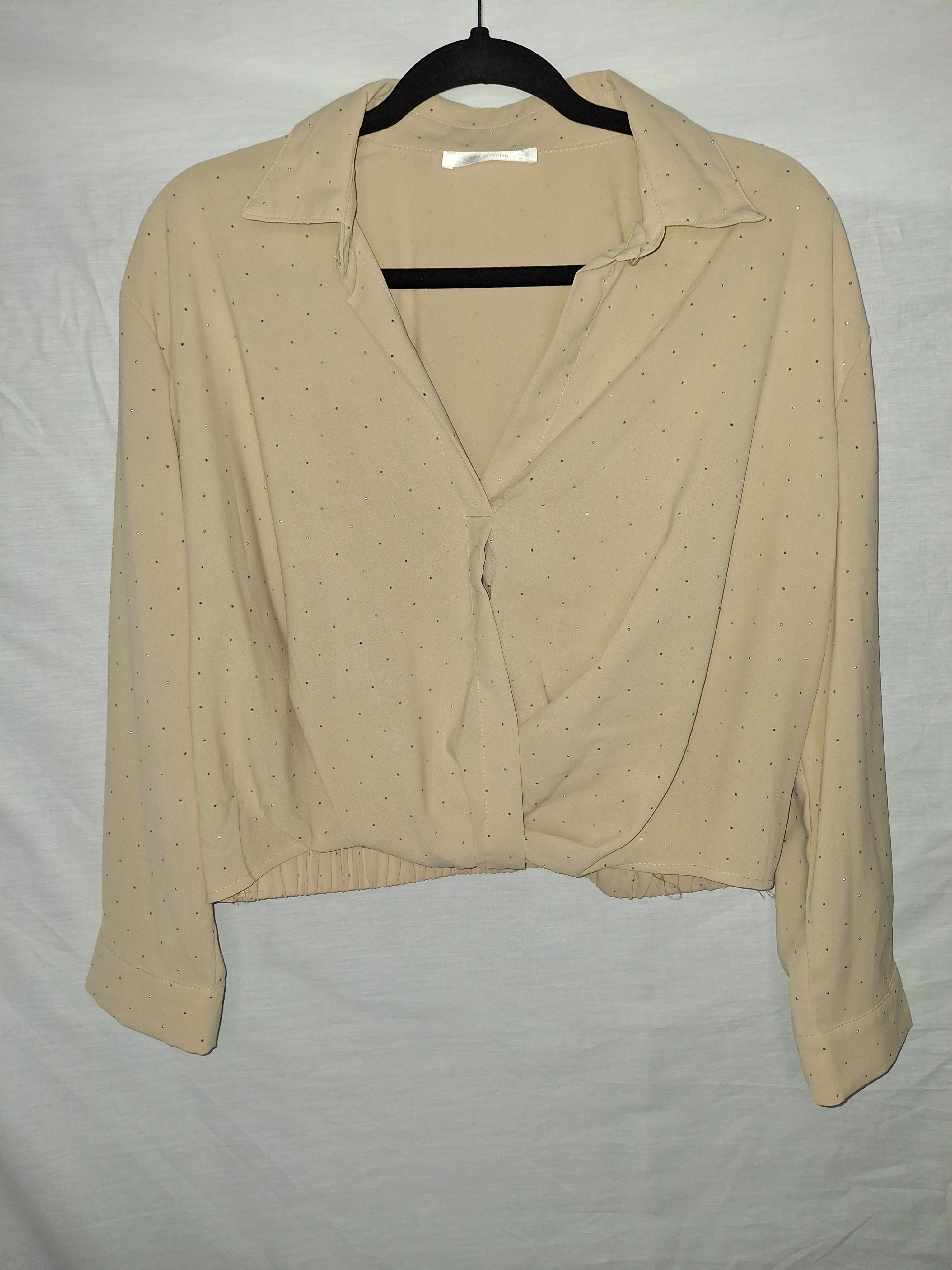 Chemise manches longues Mc Laurene – Caramel pailleté- Taille M (38)