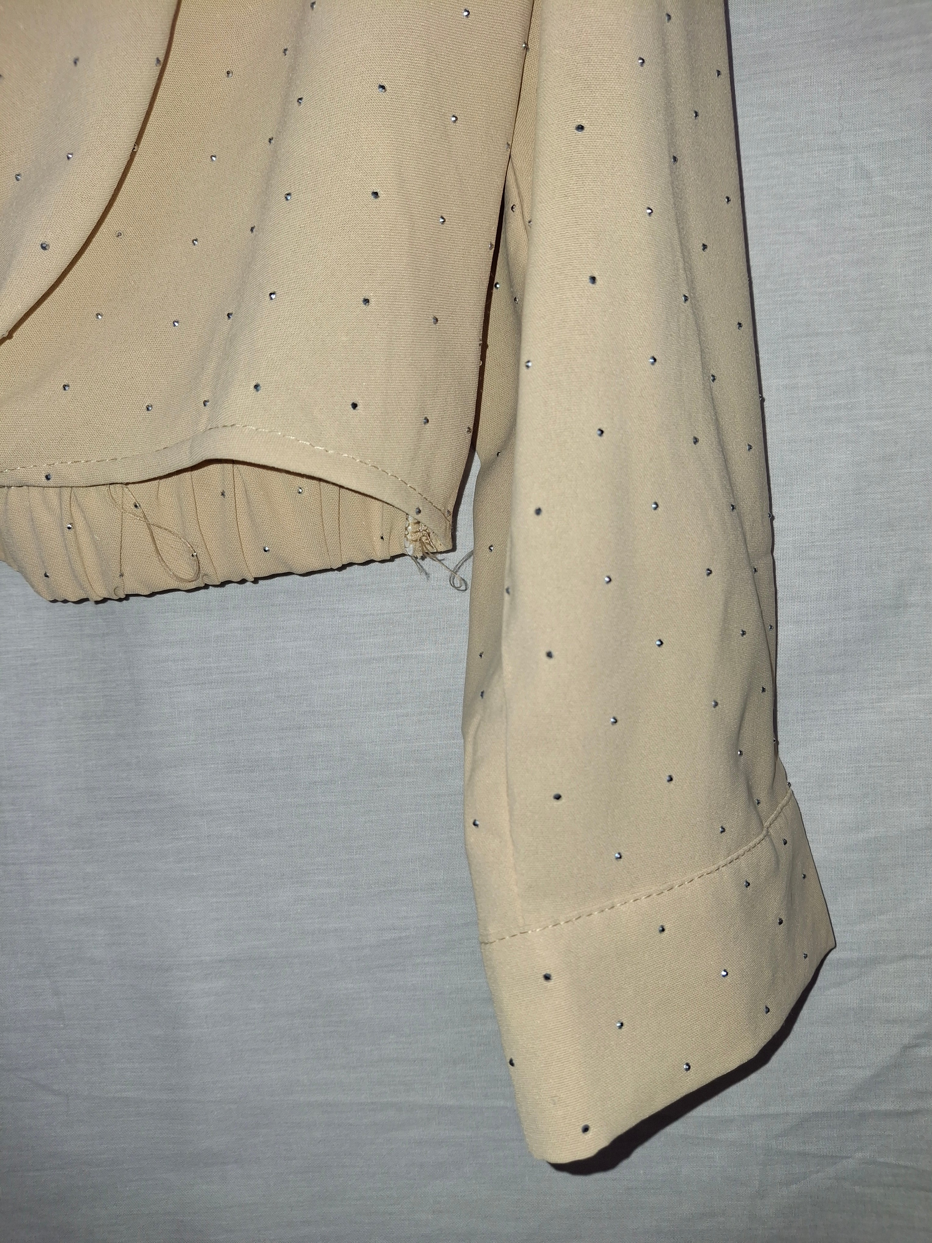 Chemise manches longues Mc Laurene – Caramel pailleté- Taille M (38)