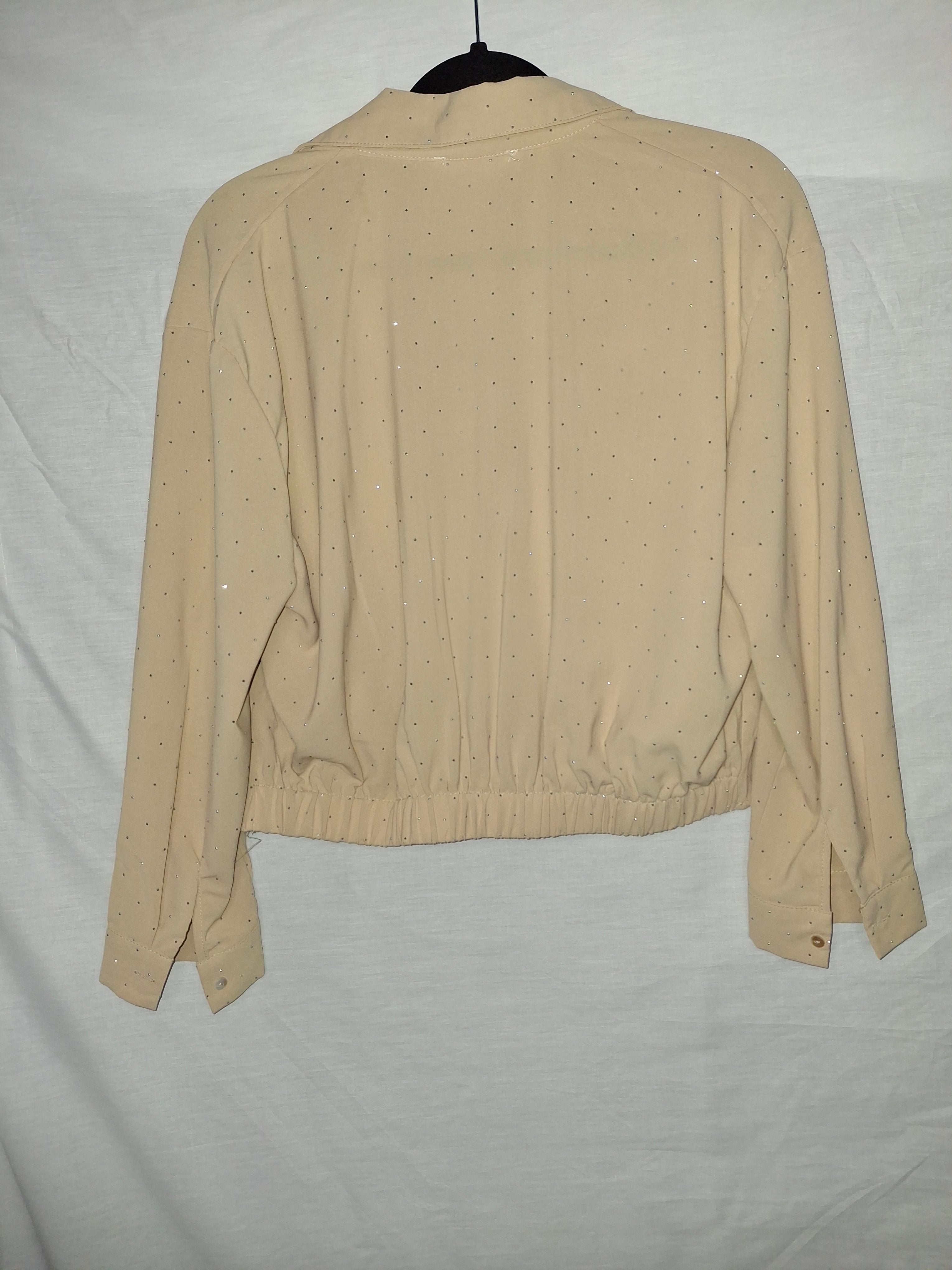 Chemise manches longues Mc Laurene – Caramel pailleté- Taille M (38)