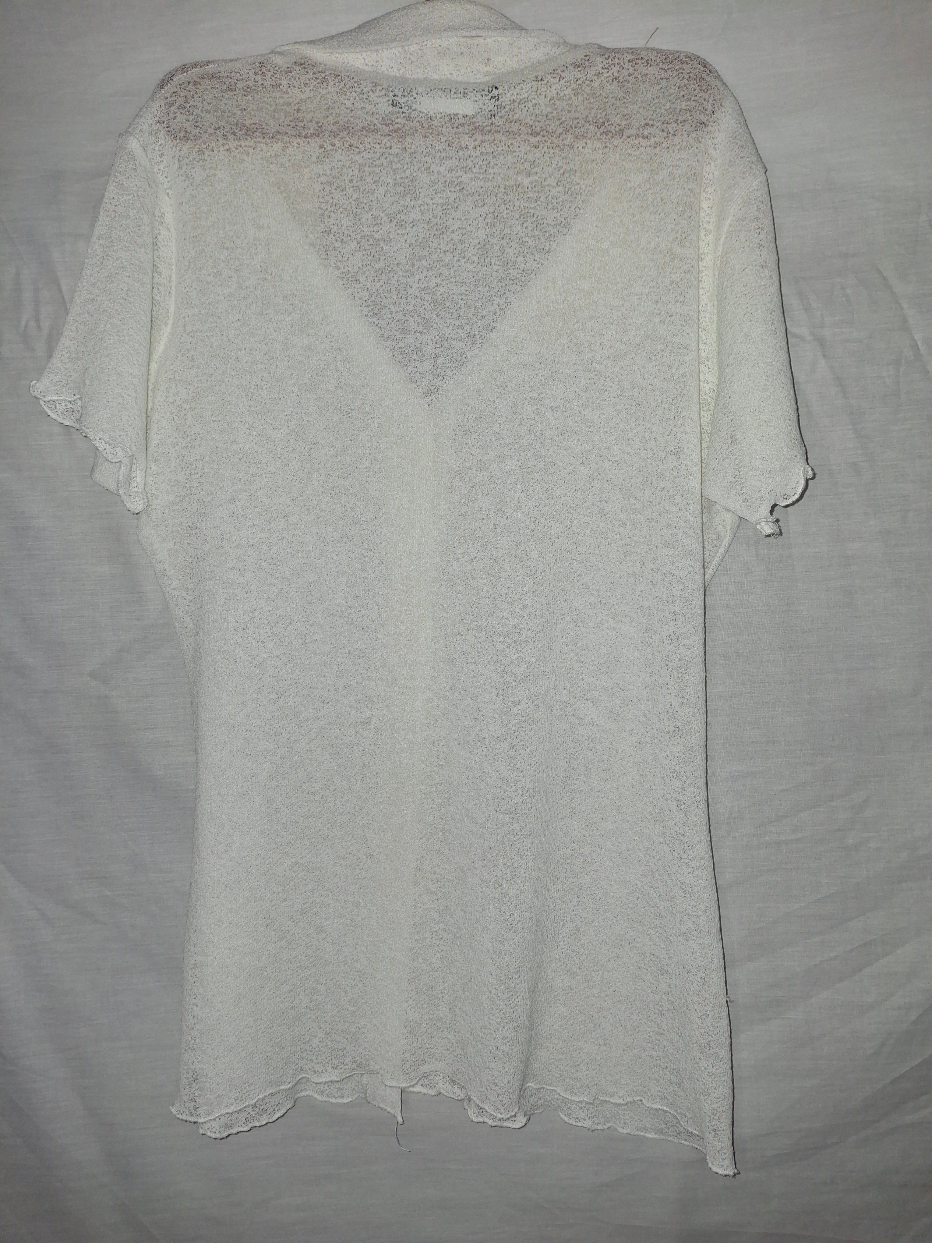 Chemisier manches courtes Plein futur - Blanc - Taille M (38)