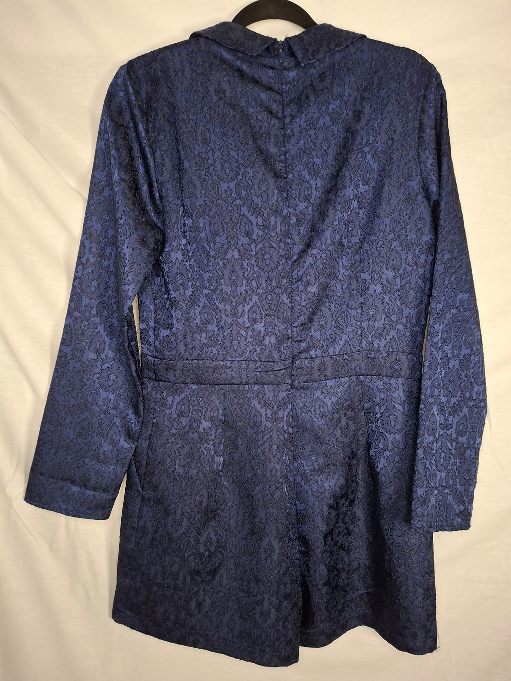 Combinaison-Short Chic Girls On Film – Bleue Jacquard - Taille : XL (42)