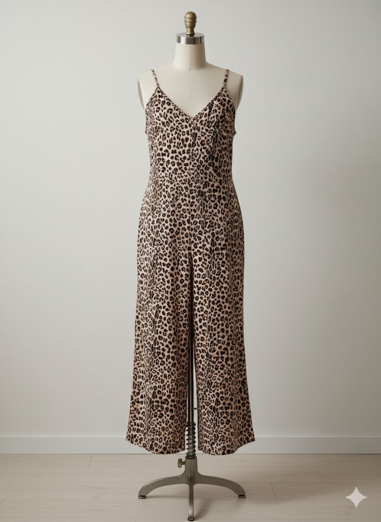 Combinaison léopard femme April vintage - XL (42)