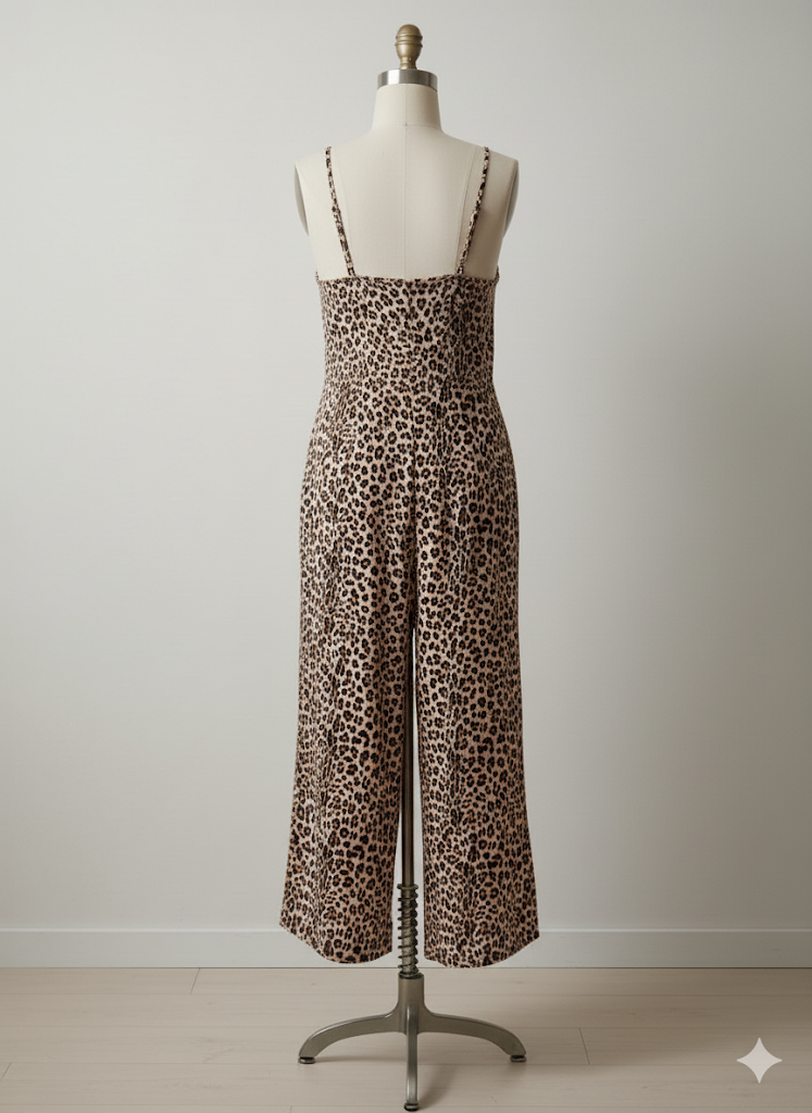 Combinaison léopard femme April vintage - XL (42)