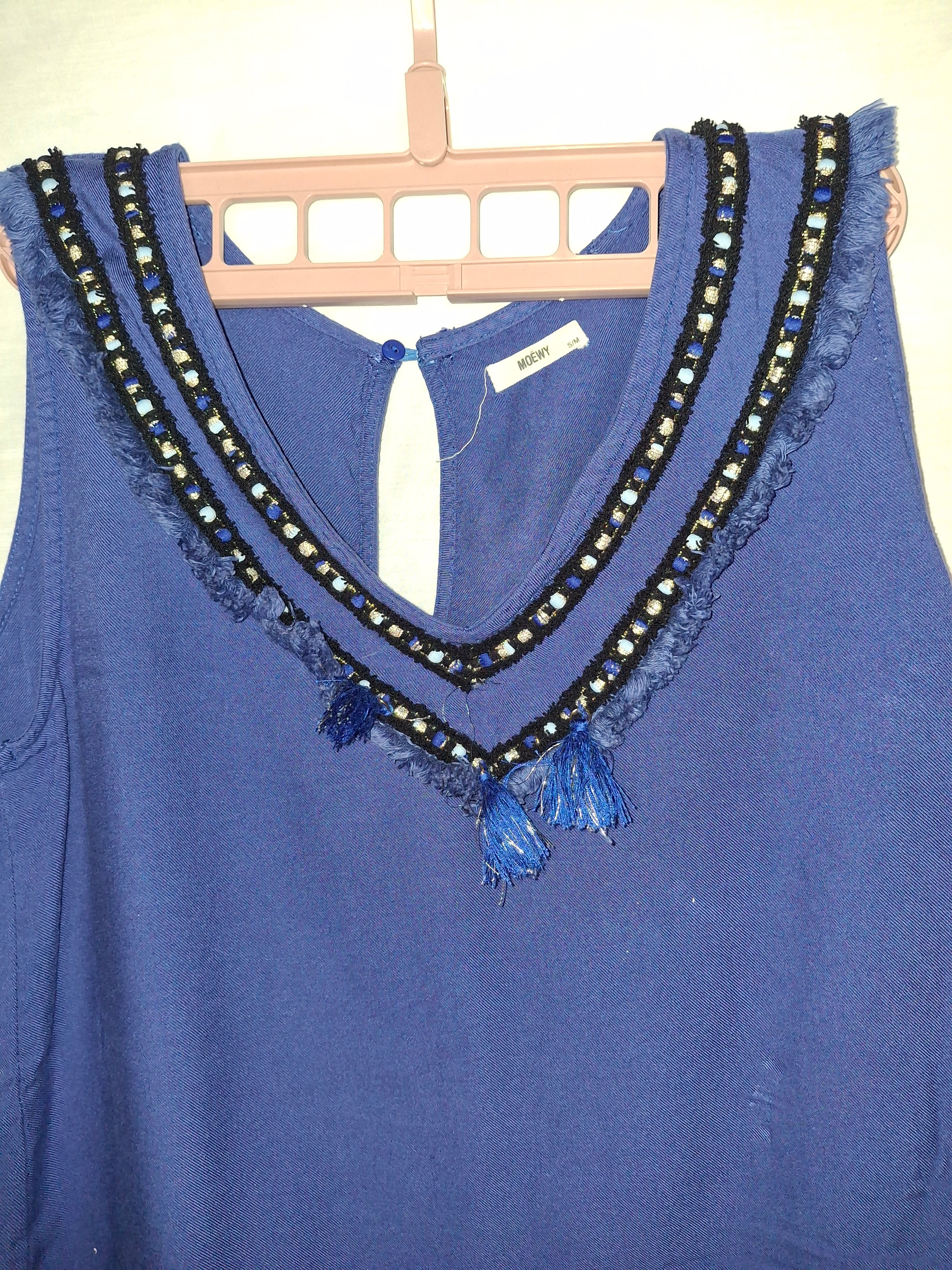 Débardeur Moëwy - Bleu - Taille  M (38)