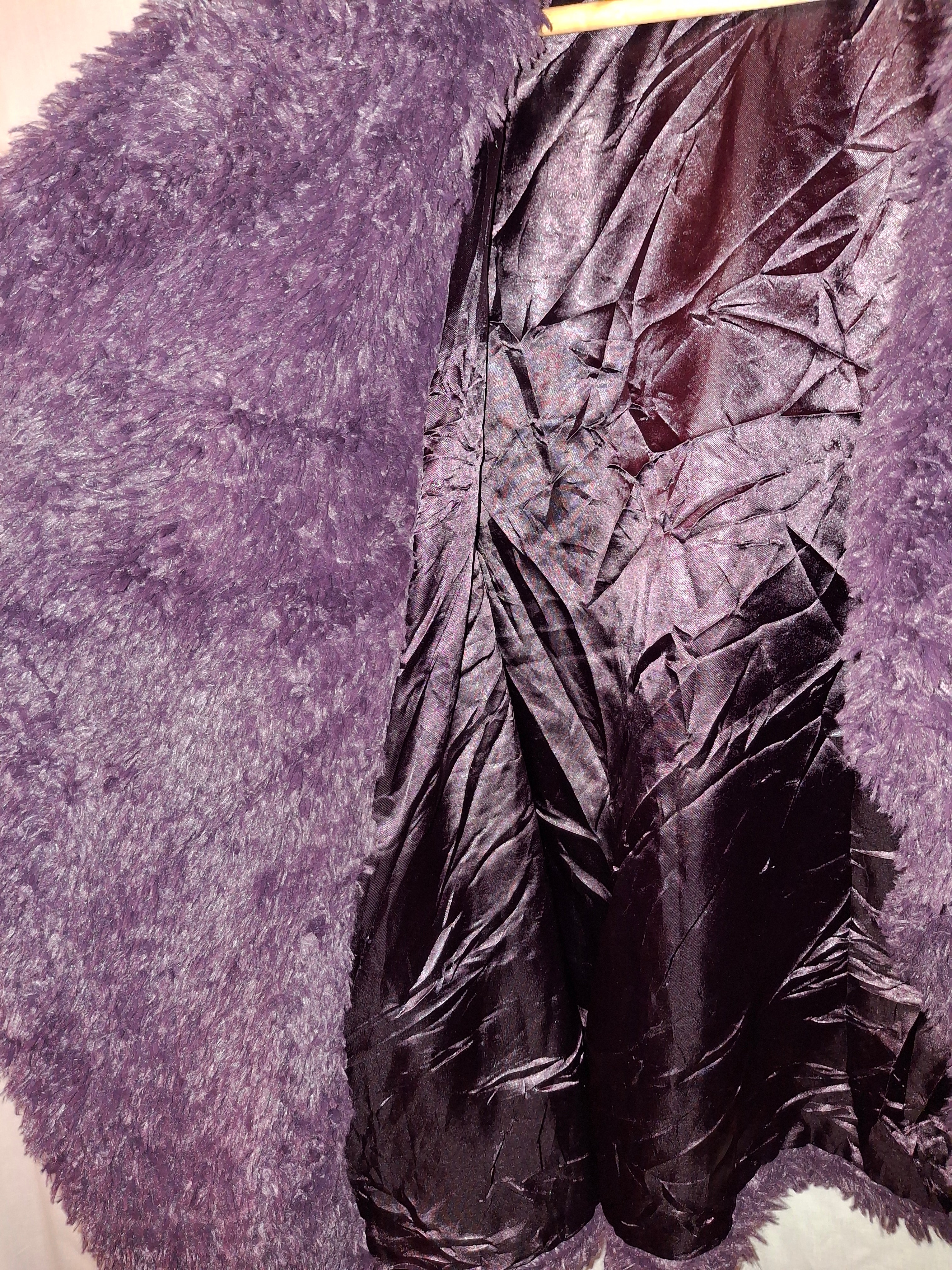 Gilet fausse fourrure Calvin Klein – Violet - Taille : L (40)