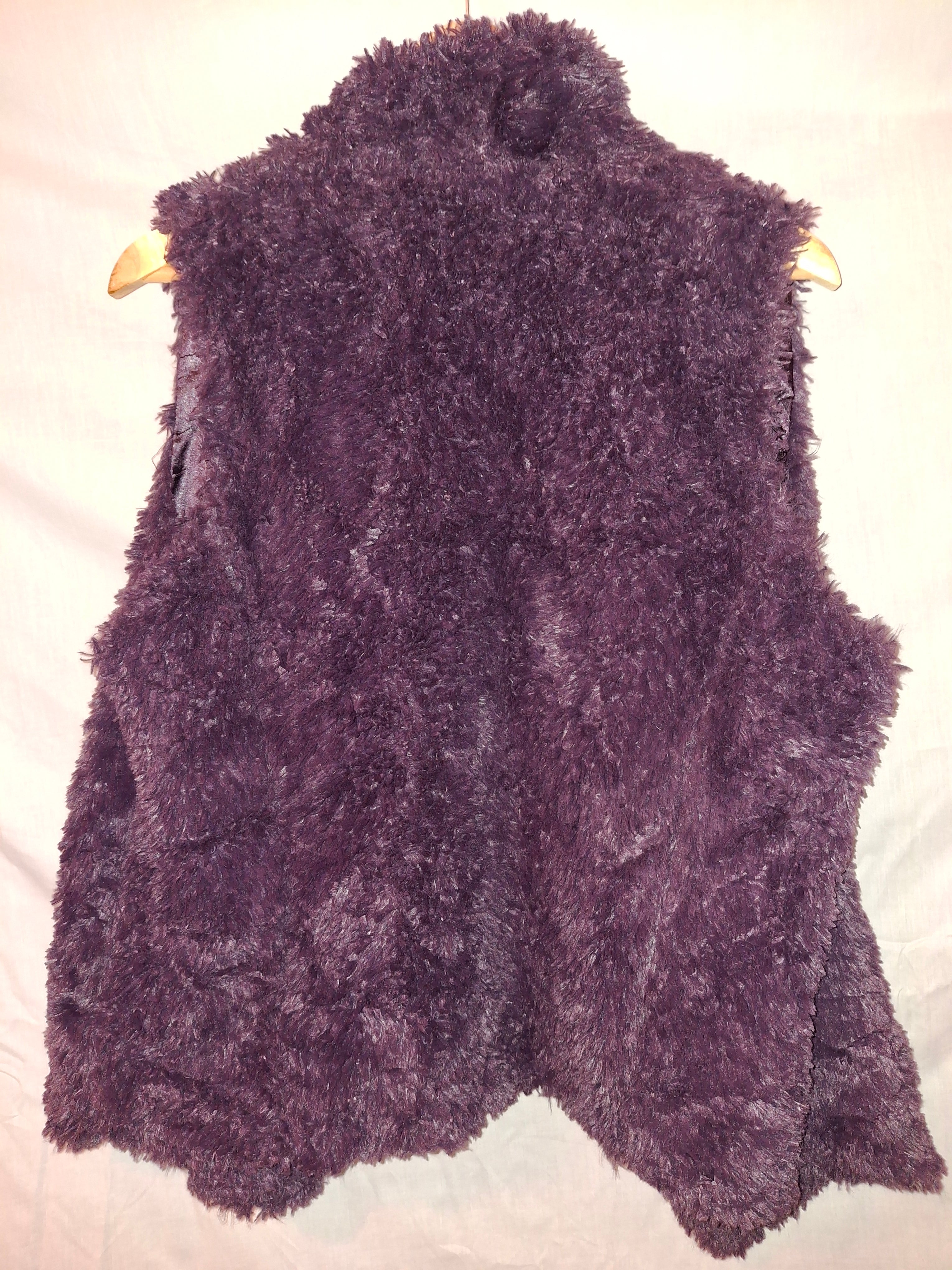 Gilet fausse fourrure Calvin Klein – Violet - Taille : L (40)