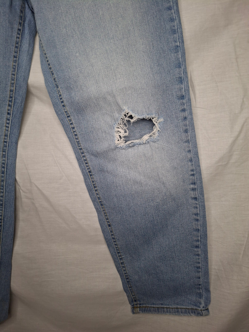 Jean DENIM 1982  - Bleu Clair Délavé - Taille : L (40)