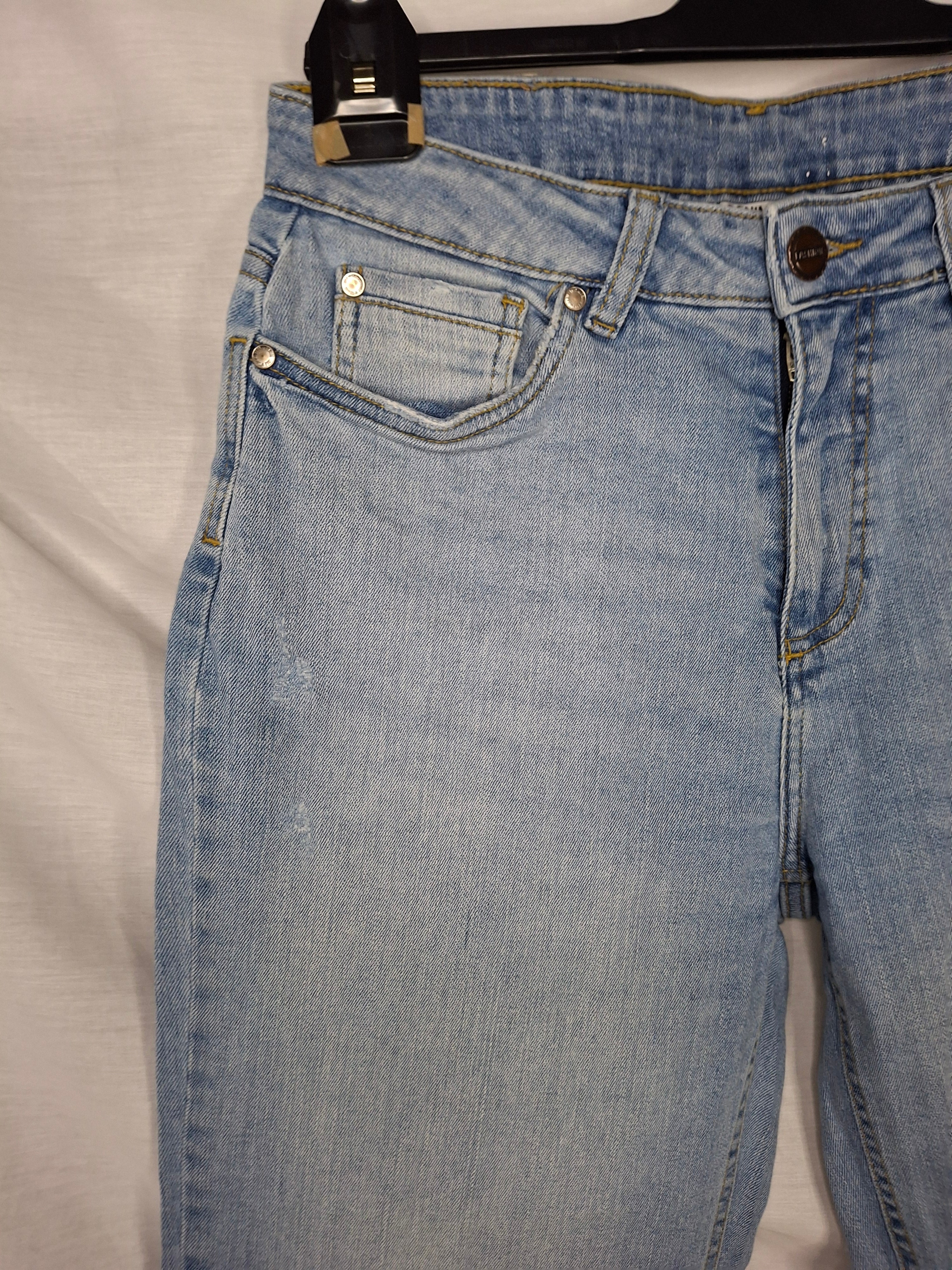 Jean DENIM 1982  - Bleu Clair Délavé - Taille : L (40)