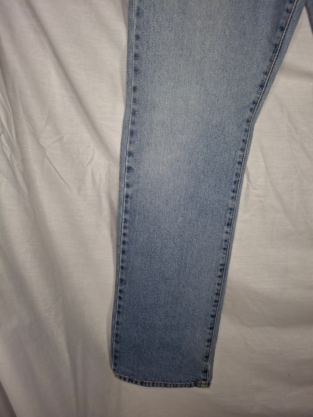 Jean Homme RICA LEWIS Coupe Droite Classique - Bleu Denim Classique (Moyennement délavé)  - Taille : XL (42)