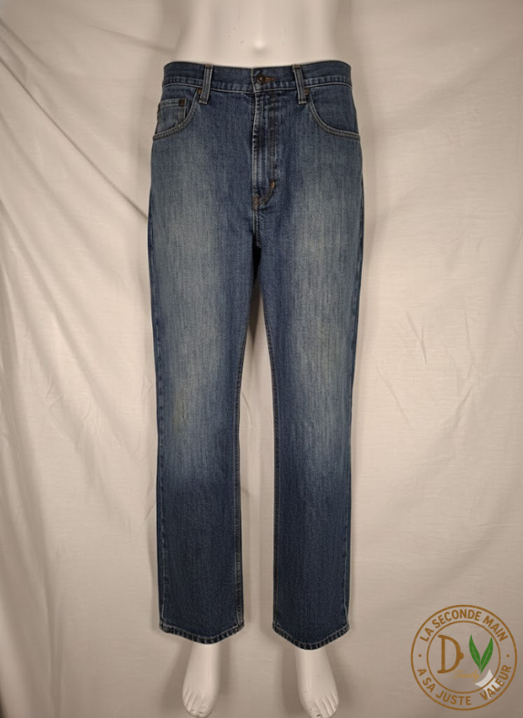 Jean Tommy Hilfiger VINTAGE 2000s - Coupe Freedom Fit ( Made in Mexico) - bleu - Taille : W32 L34 -Pièce vintage unique  XL (42)