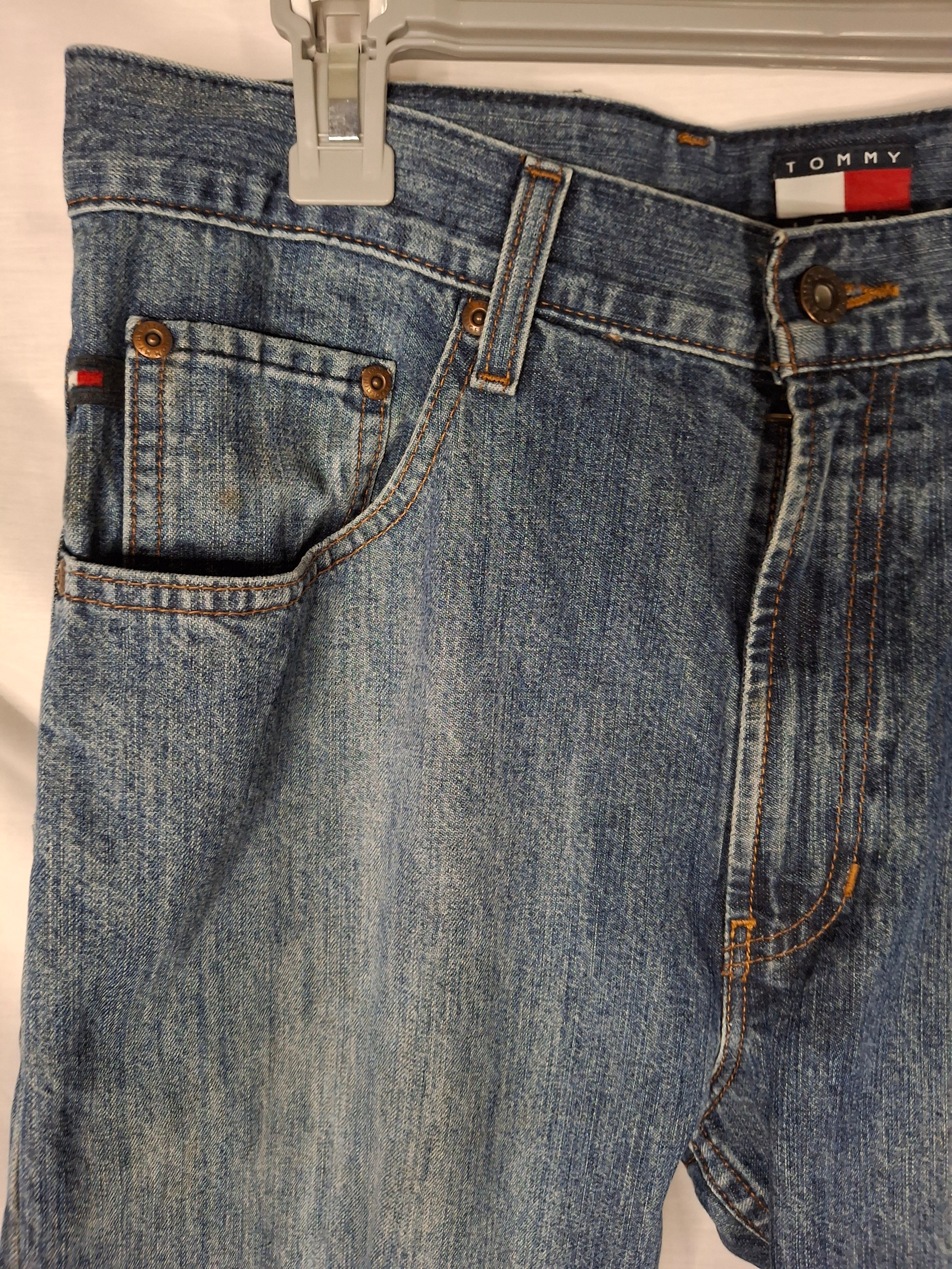 Jean Tommy Hilfiger VINTAGE 2000s - Coupe Freedom Fit ( Made in Mexico) - bleu - Taille : W32 L34 -Pièce vintage unique  XL (42)