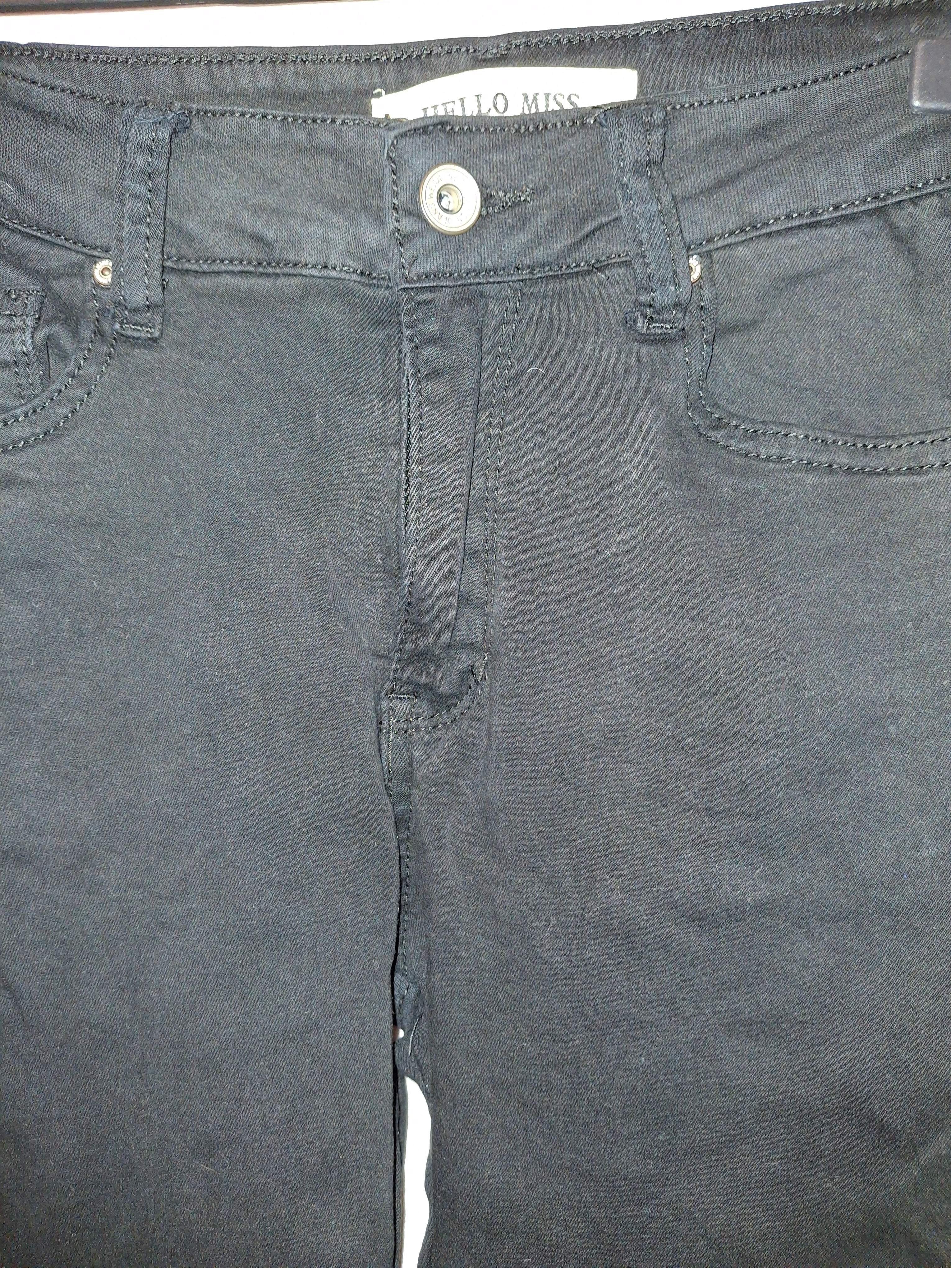 Pantalon femme Hello miss - noir - Taille : S (36)