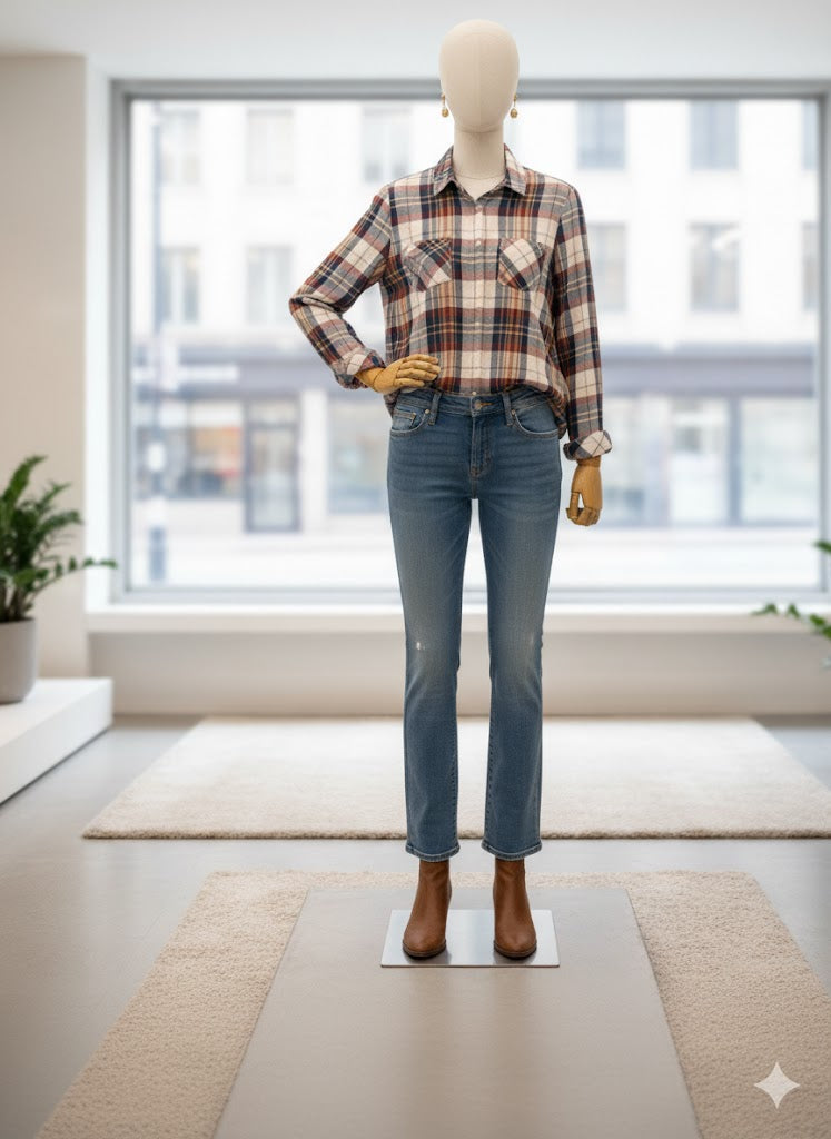 Jean femme Ky création - bleu - Taille : L (40)