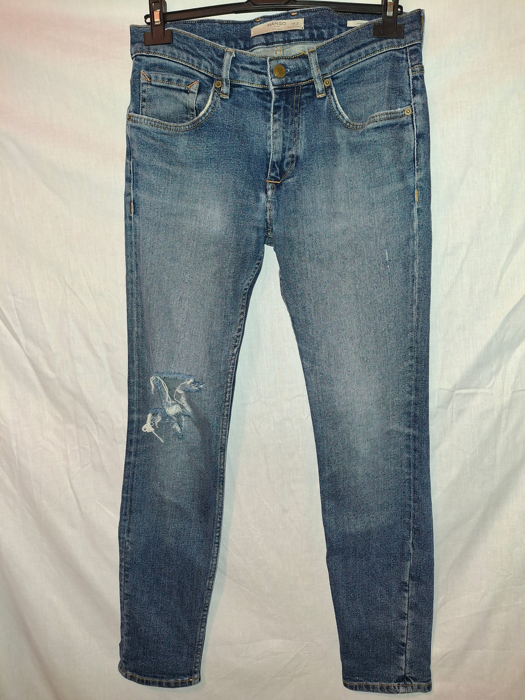 Jean homme Mango man - bleu - Taille : L (40)