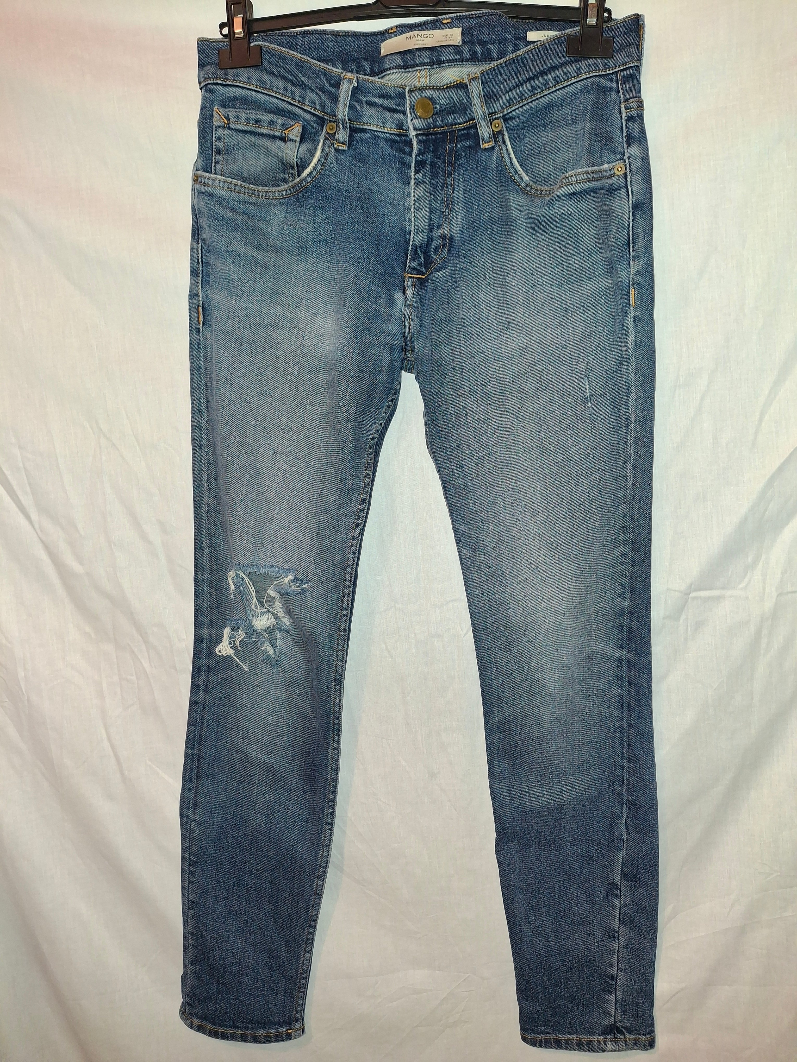 Jean homme Mango man - bleu - Taille : L (40)