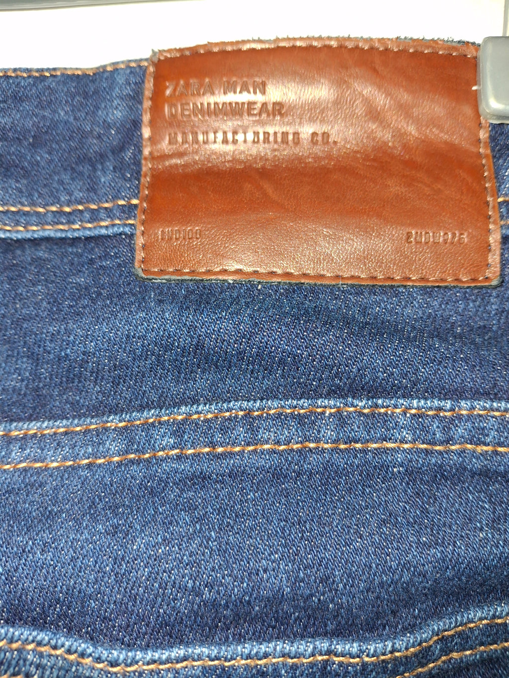 Jean homme Zara man - bleu - Taille : L (40)