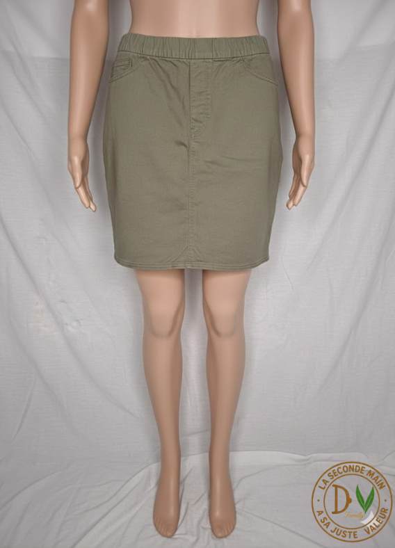 Jupe Courte INEXTENSO - Couleur Taupe Basic - Taille : XXXXL (48)