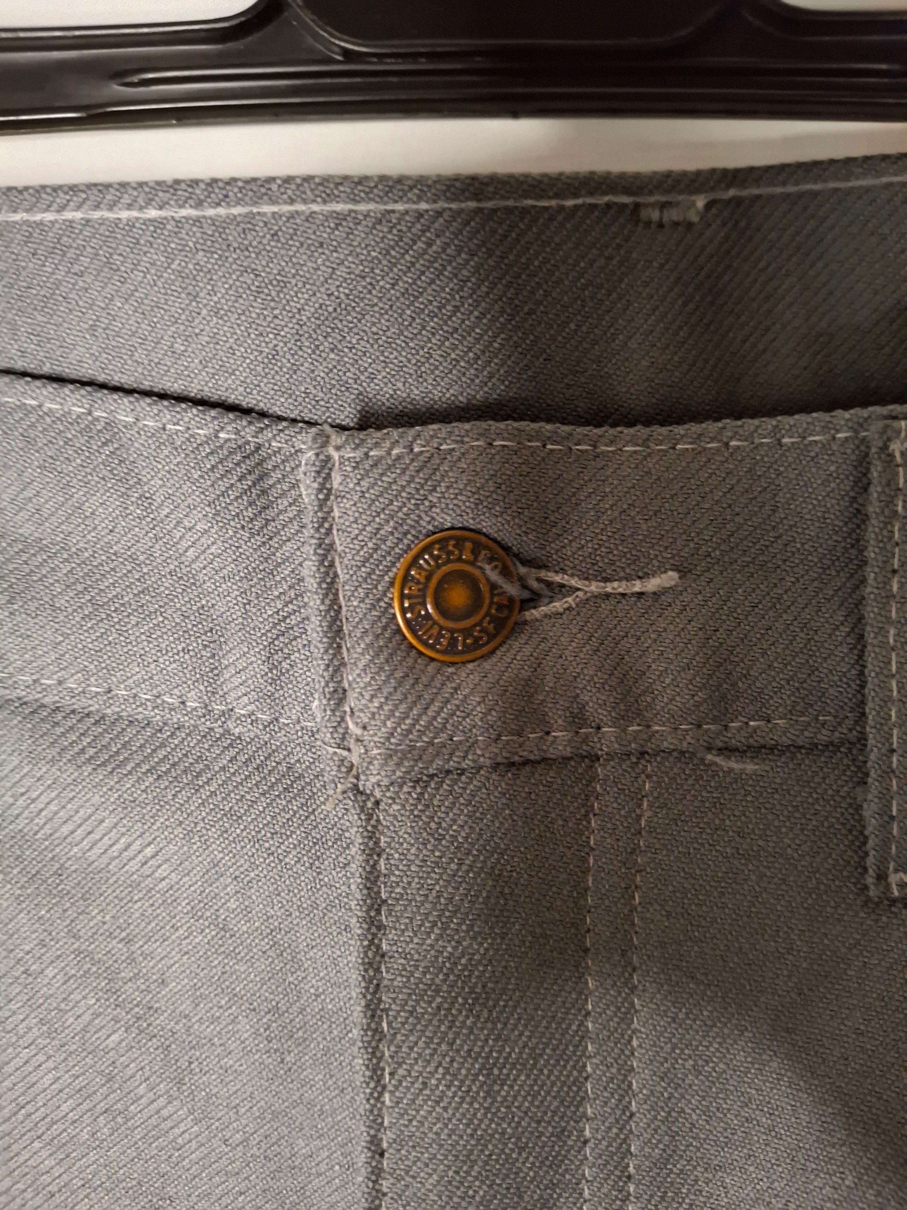 Pantalon Levi's 478 Boot Cut VINTAGE Y2K  ( Made in Guatelama) - gris - Taille : W35 L30 - XLL (44) Pièce vintage unique