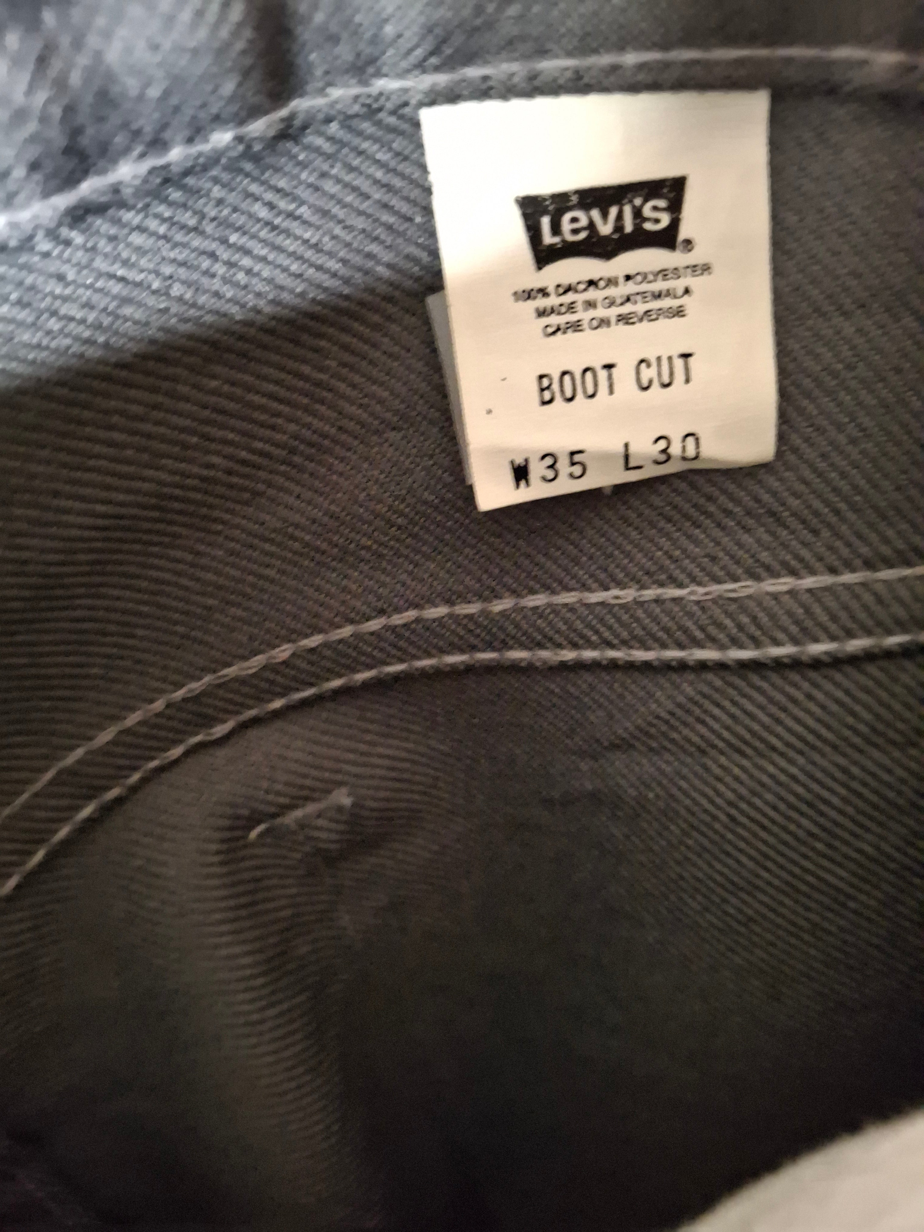 Pantalon Levi's 478 Boot Cut VINTAGE Y2K  ( Made in Guatelama) - gris - Taille : W35 L30 - XLL (44) Pièce vintage unique