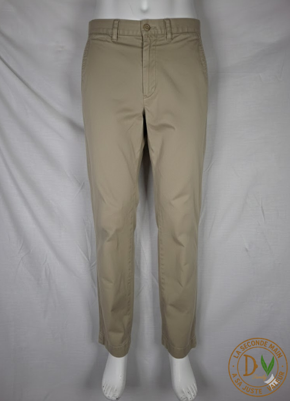 Pantalon Polo Ralph Lauren Classique - Modèle Preston (Droit) – beige sable - Taille : W30 L30  - L (40)