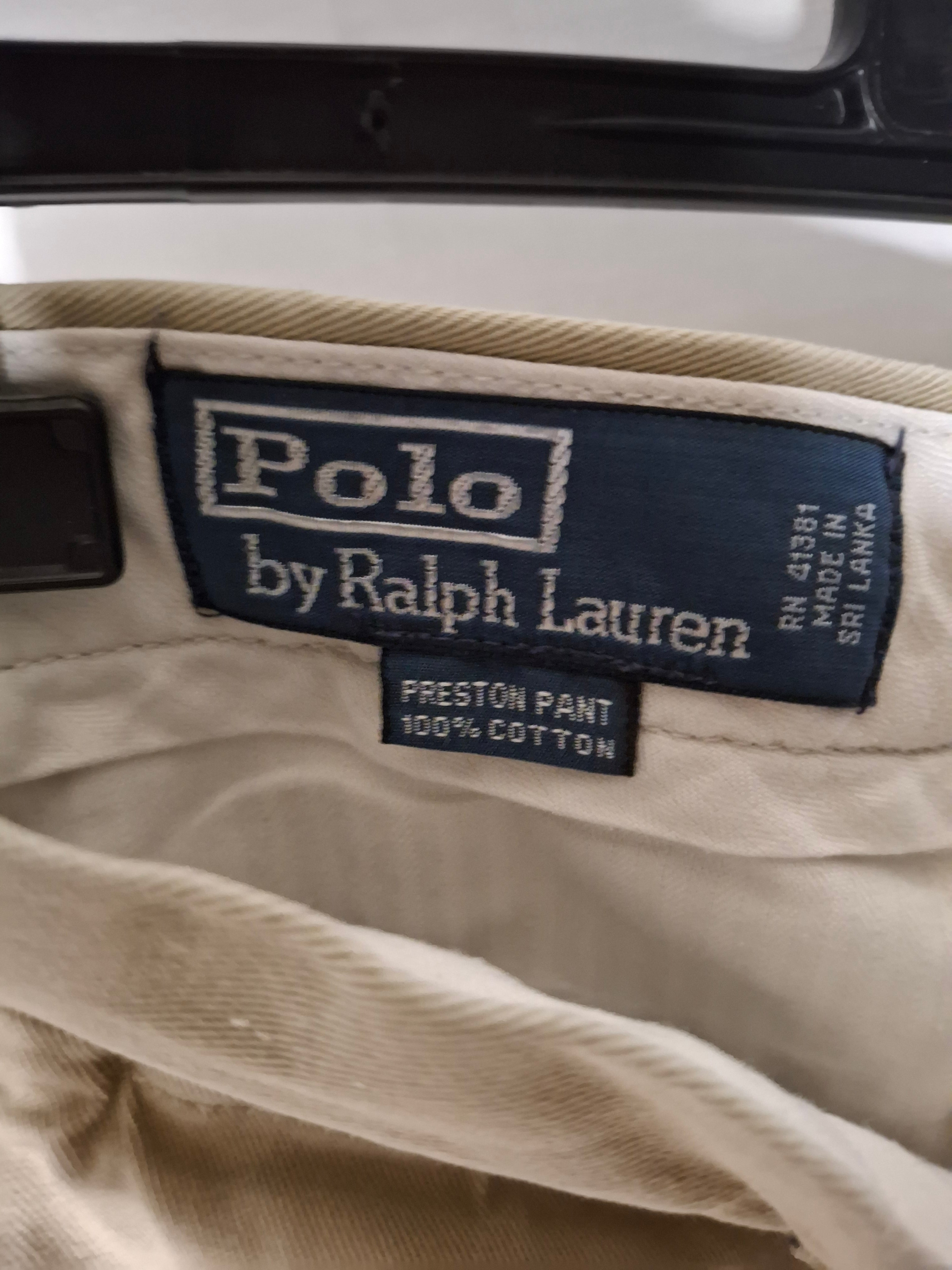 Pantalon Polo Ralph Lauren Classique - Modèle Preston (Droit) – beige sable - Taille : W30 L30  - L (40)