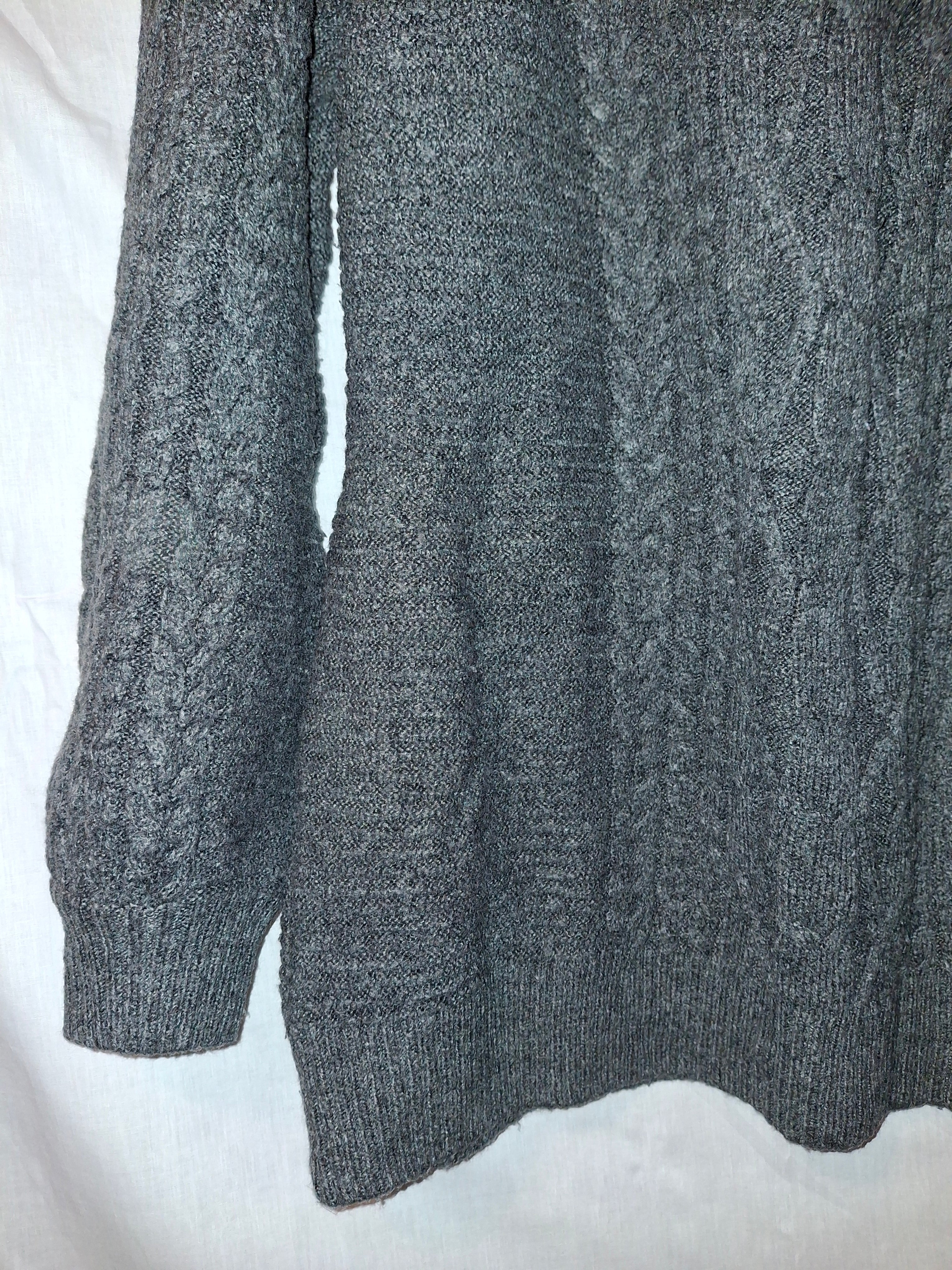 Pull en laine Naf naf – gris - Taille : L (40)