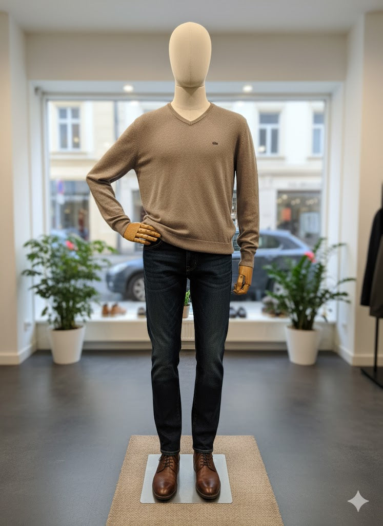 Pull en laine TBS – marron - Taille : L (40)