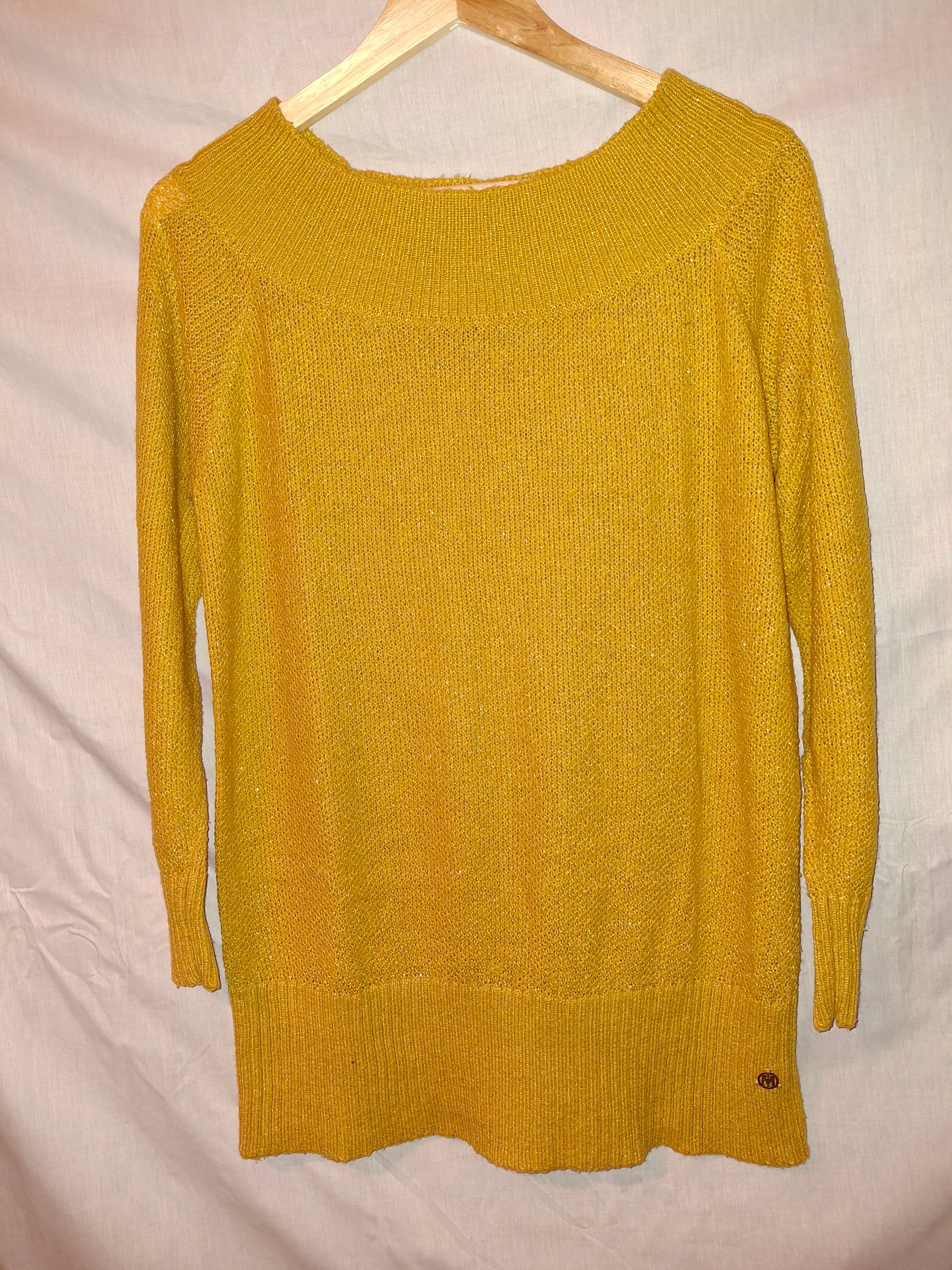 Pull en laine femme Mosquitos – moutarde - M (38)