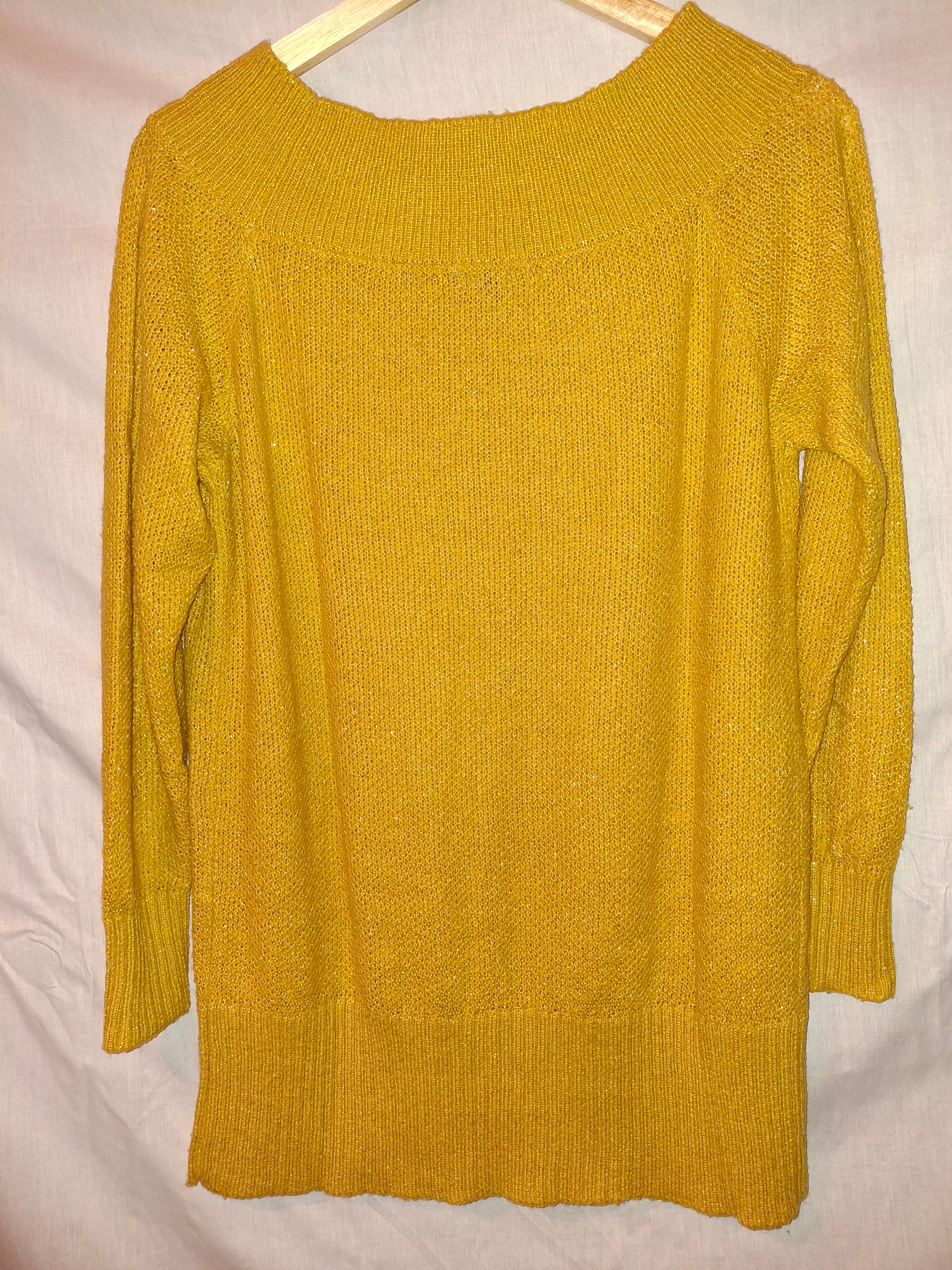 Pull en laine femme Mosquitos – moutarde - M (38)