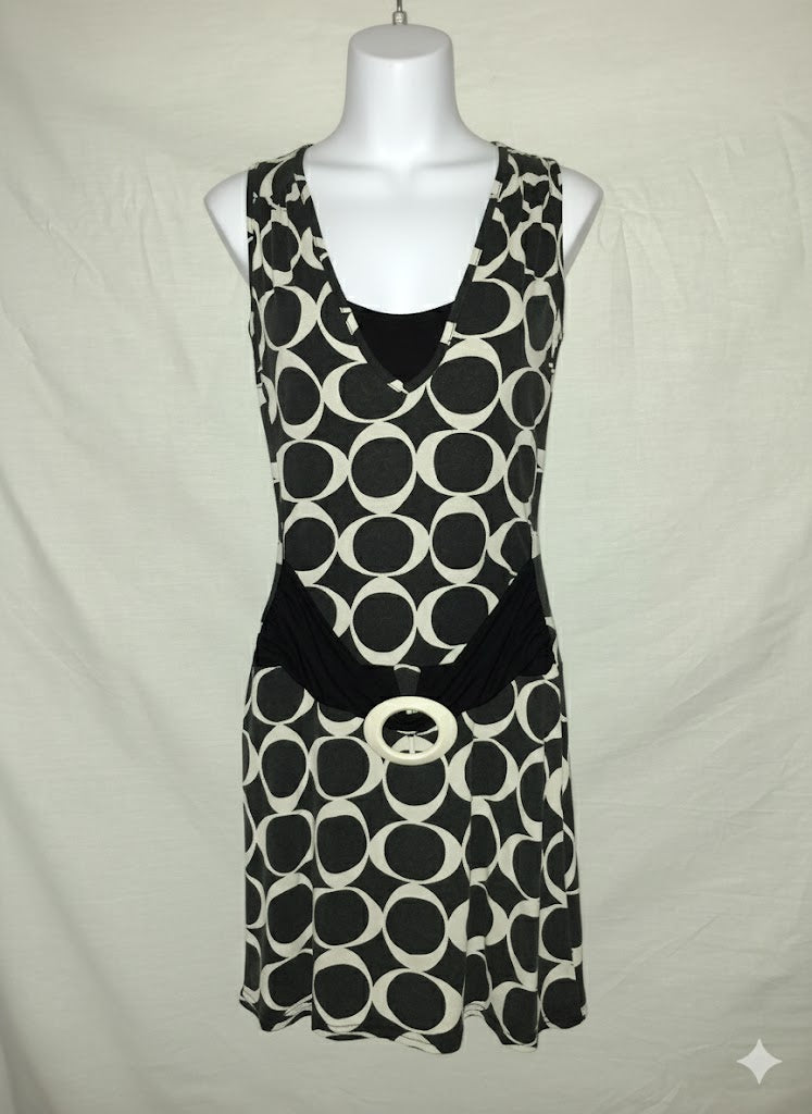 Robe Cache cache – Noire et blanche - Taille  S (36)