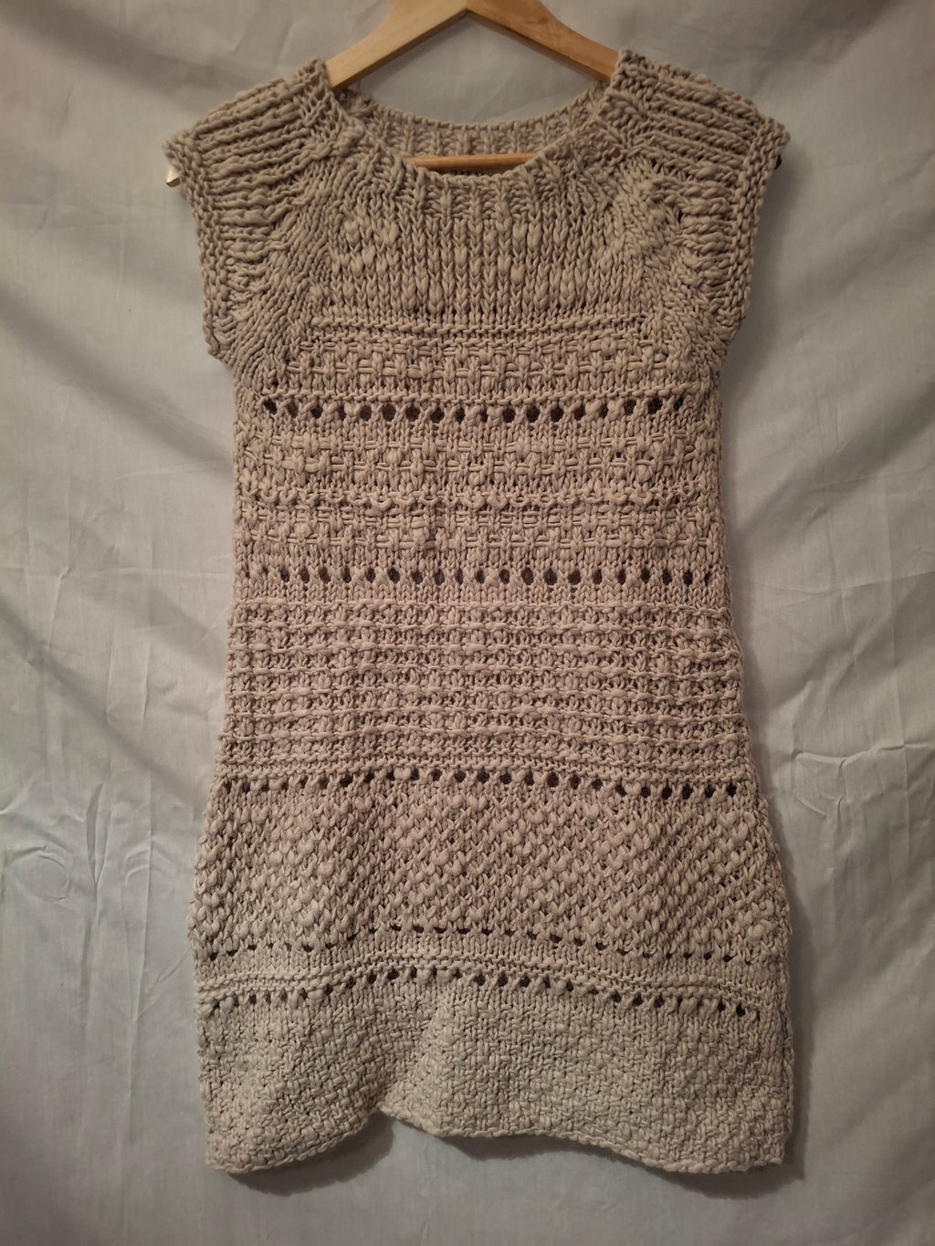 Robe Zara knit - Blanc cassé - Taille : M (38)