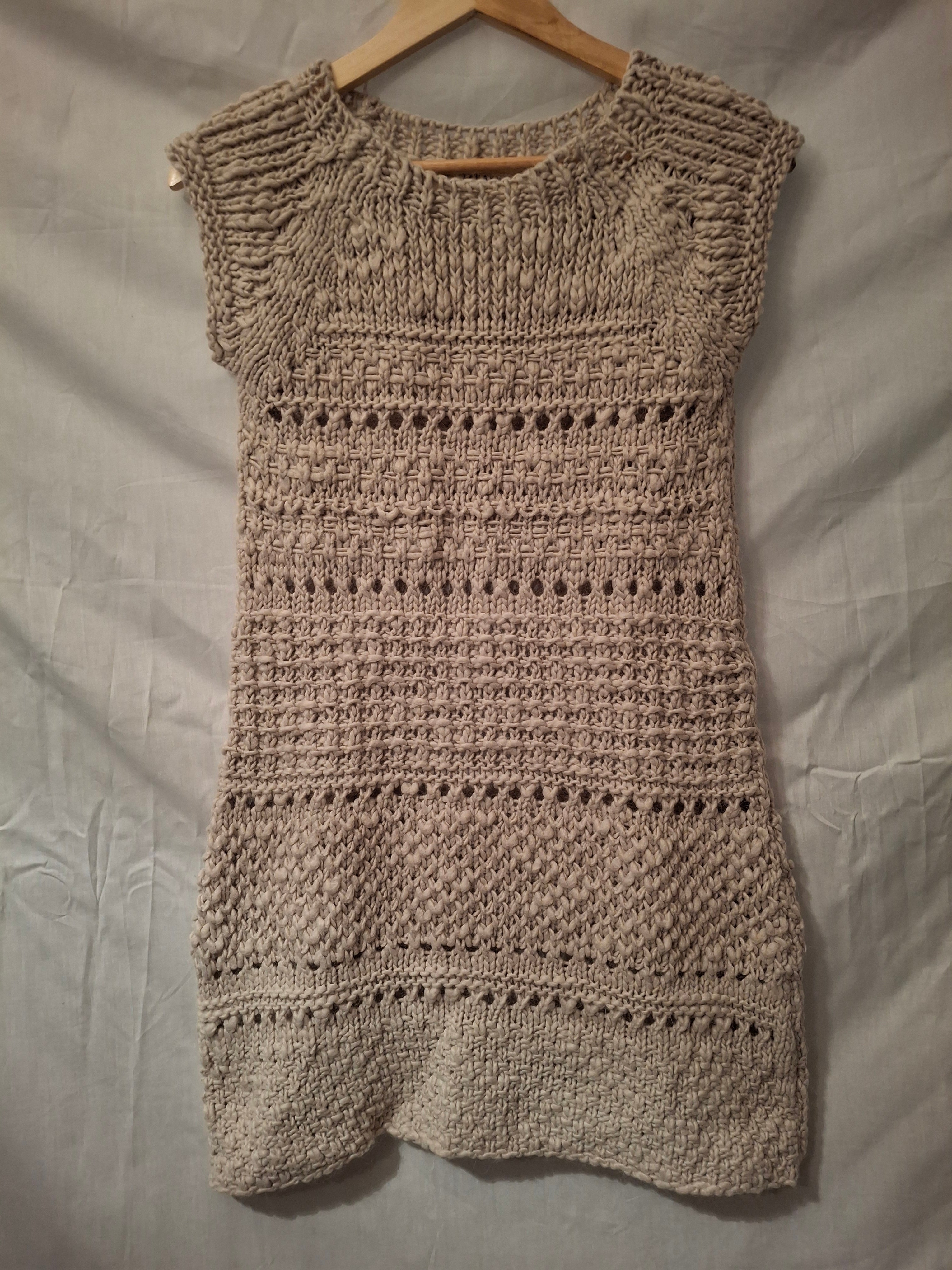 Robe Zara knit - Blanc cassé - Taille : M (38)