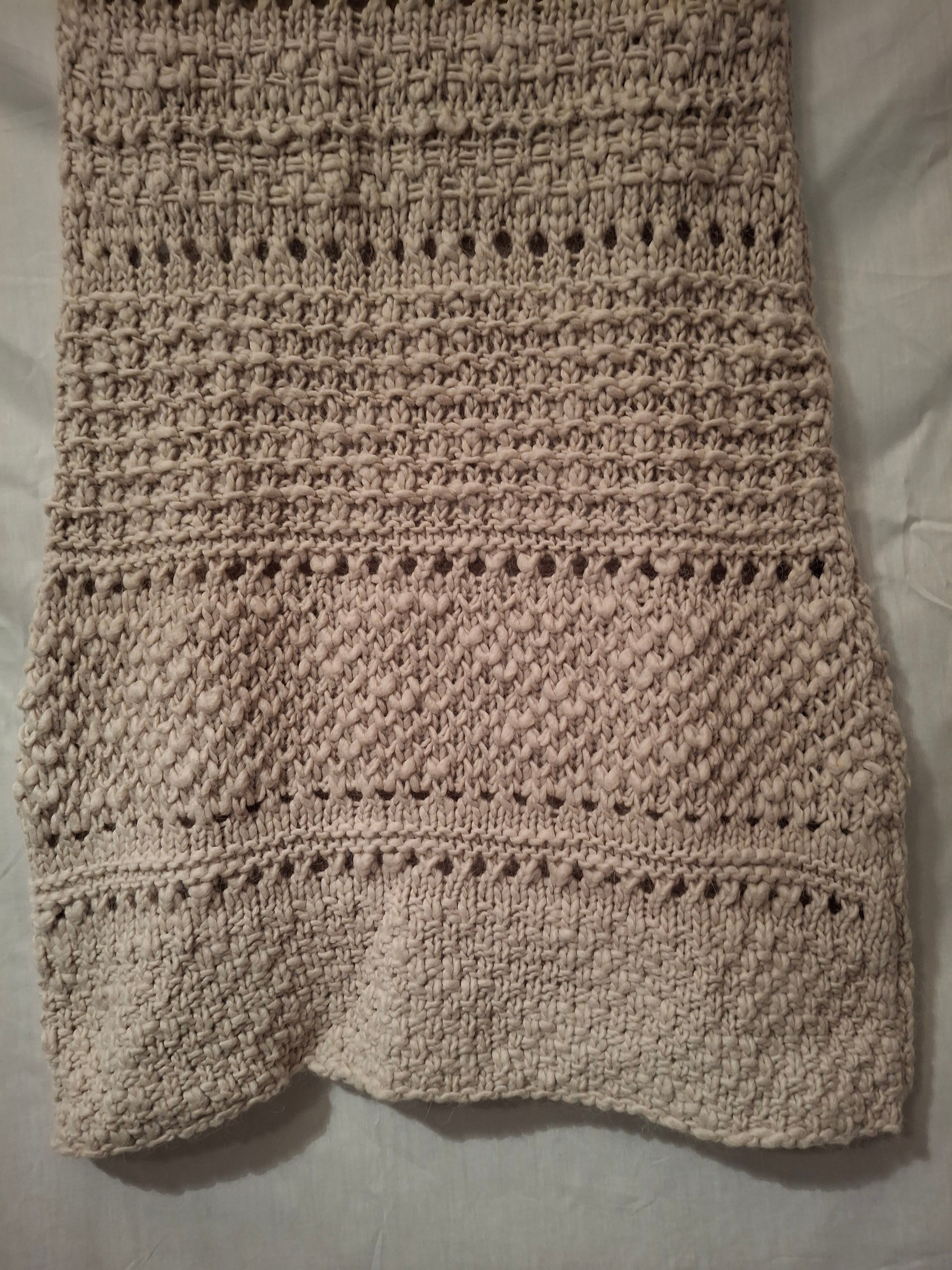 Robe Zara knit - Blanc cassé - Taille : M (38)