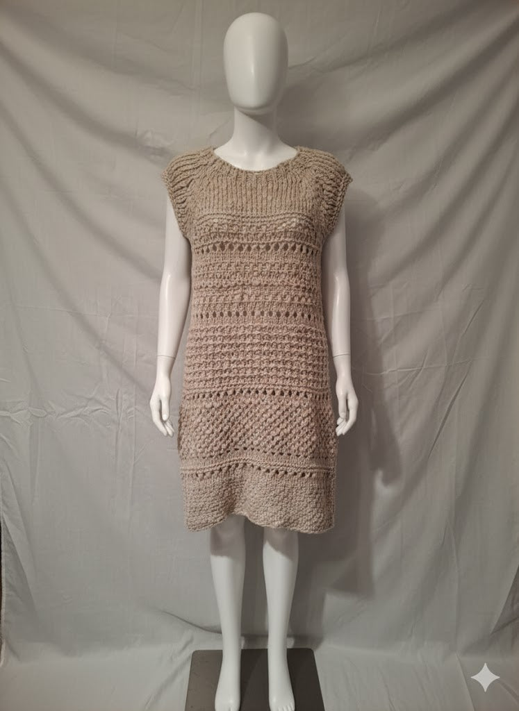 Robe Zara knit - Blanc cassé - Taille : M (38)