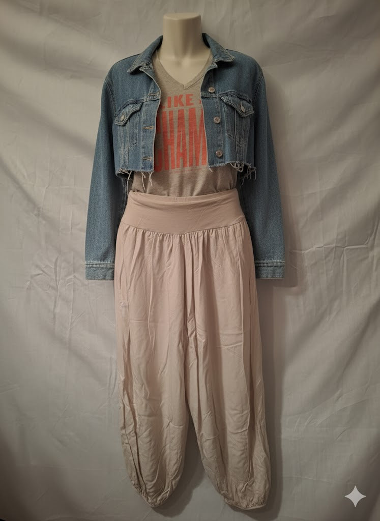 Sarouel femme – crème - Taille : M (38)