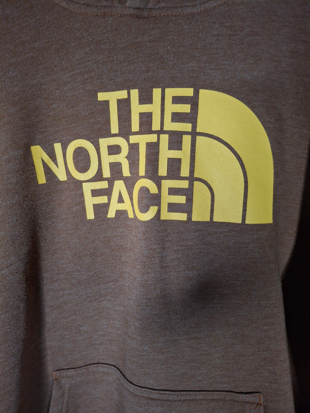 Sweat The North Face M – Logo Half-Dome -  Marron / Orange TENDANCE   - Taille  M (38)