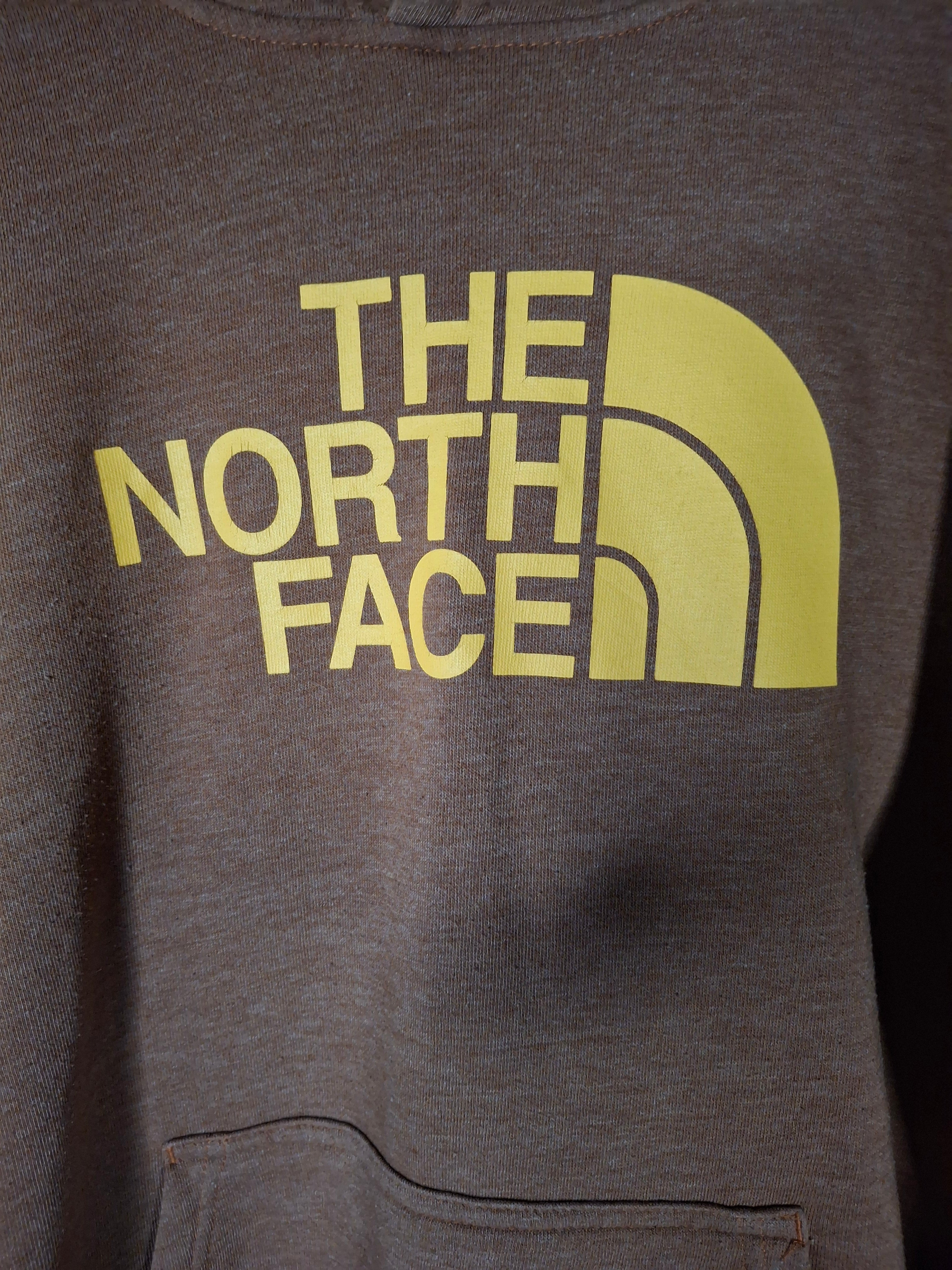 Sweat The North Face M – Logo Half-Dome -  Marron / Orange TENDANCE   - Taille  M (38)