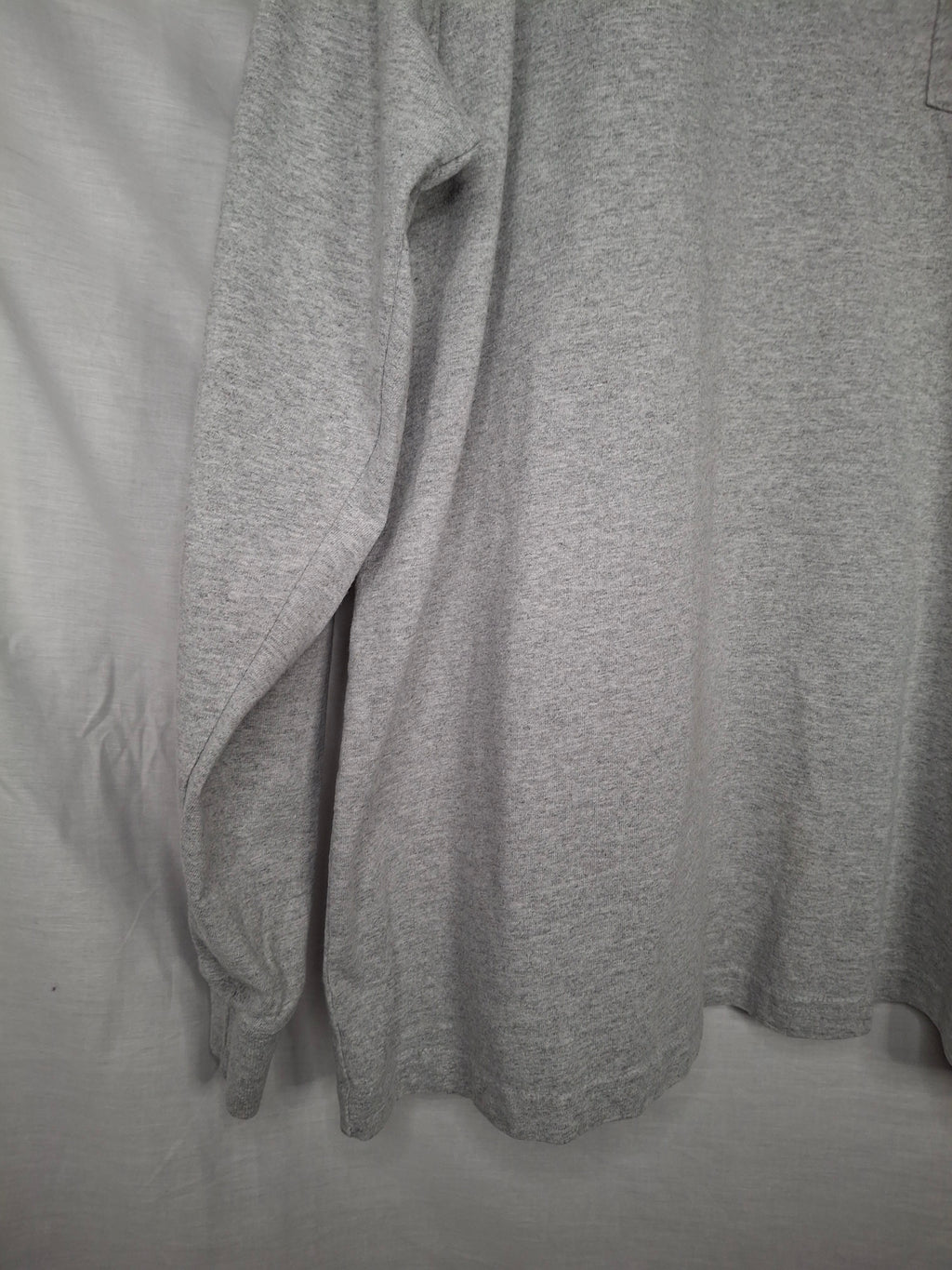 T-Shirt Carhartt XL Manches Longues - Poche Logo - Workwear Streetwear  -  Gris Chiné  - Taille : XL (42)