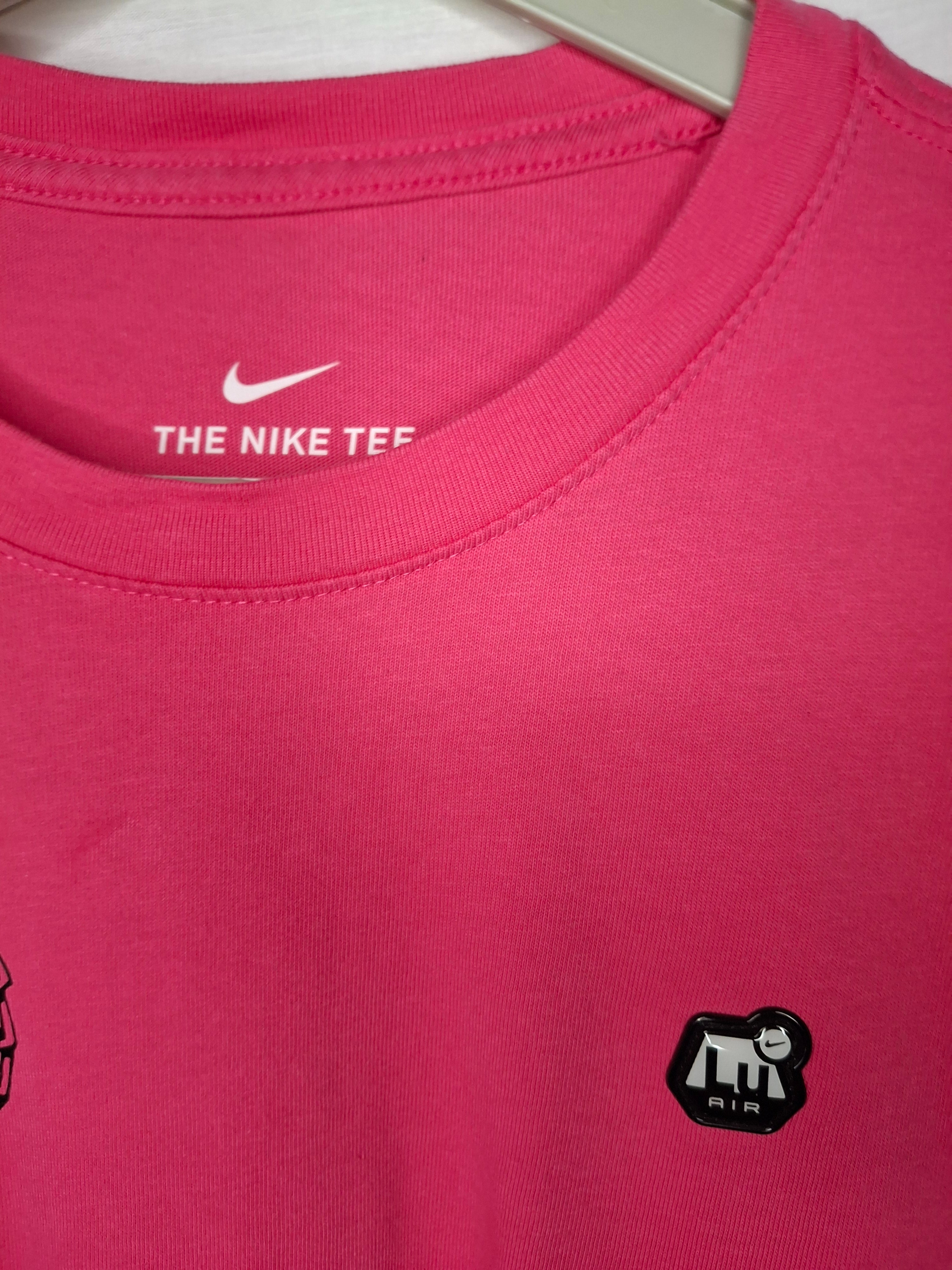 T-Shirt Nike L/S VIF RARE - Design Streetwear Cartoon Y2K  - rose - Taille : M (38)