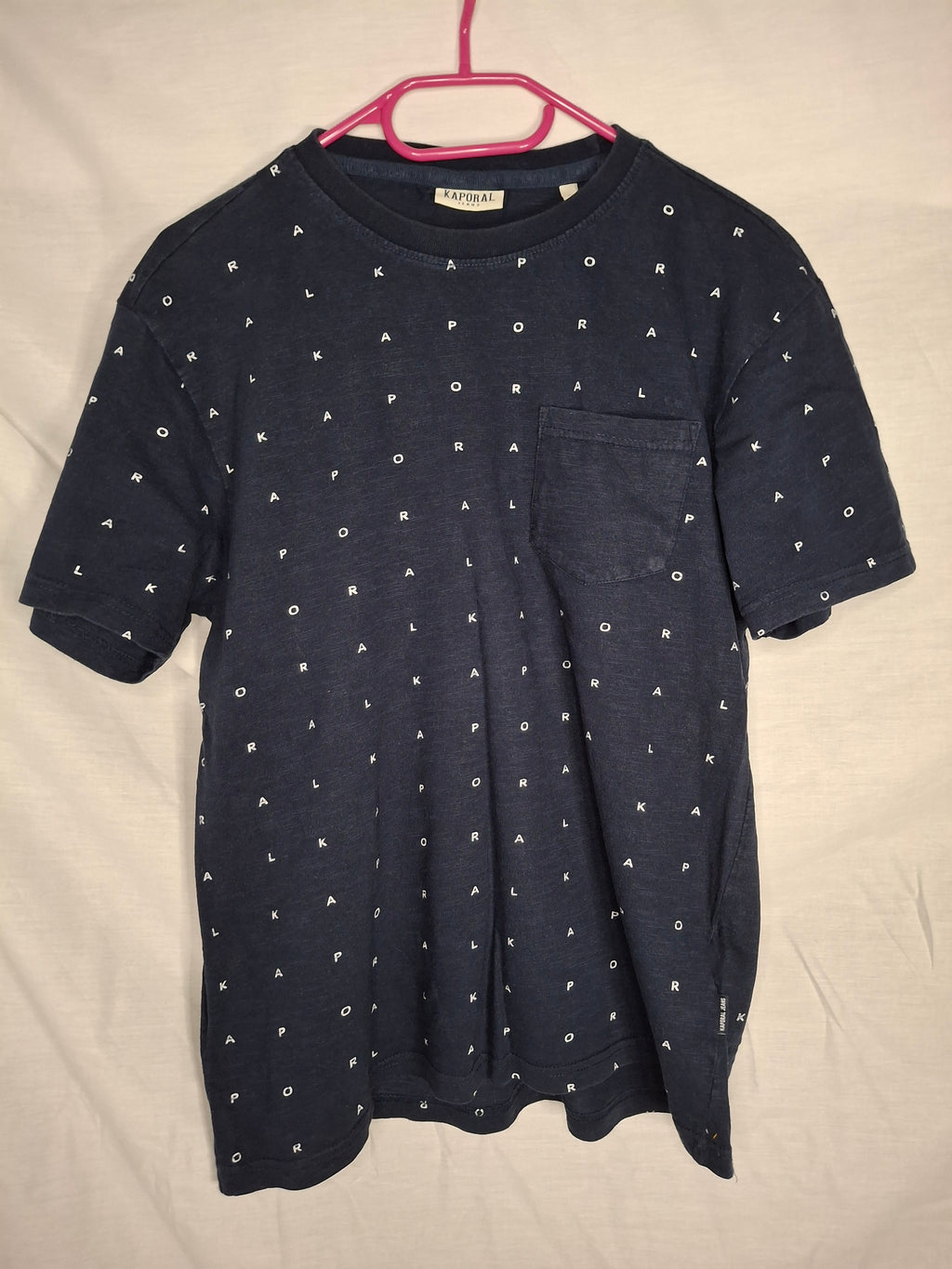 T-shirt Homme Kaporal - Imprimé Logo Micro-motif  - Taille : M (38)