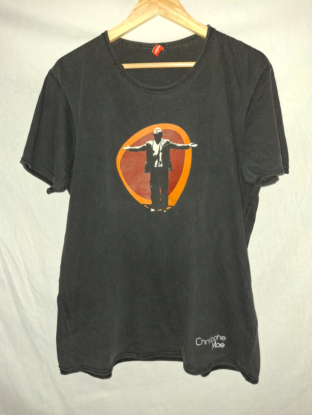 T shirt concert Christophe Mae Fanshirt   – noir - Taille : XL (42)