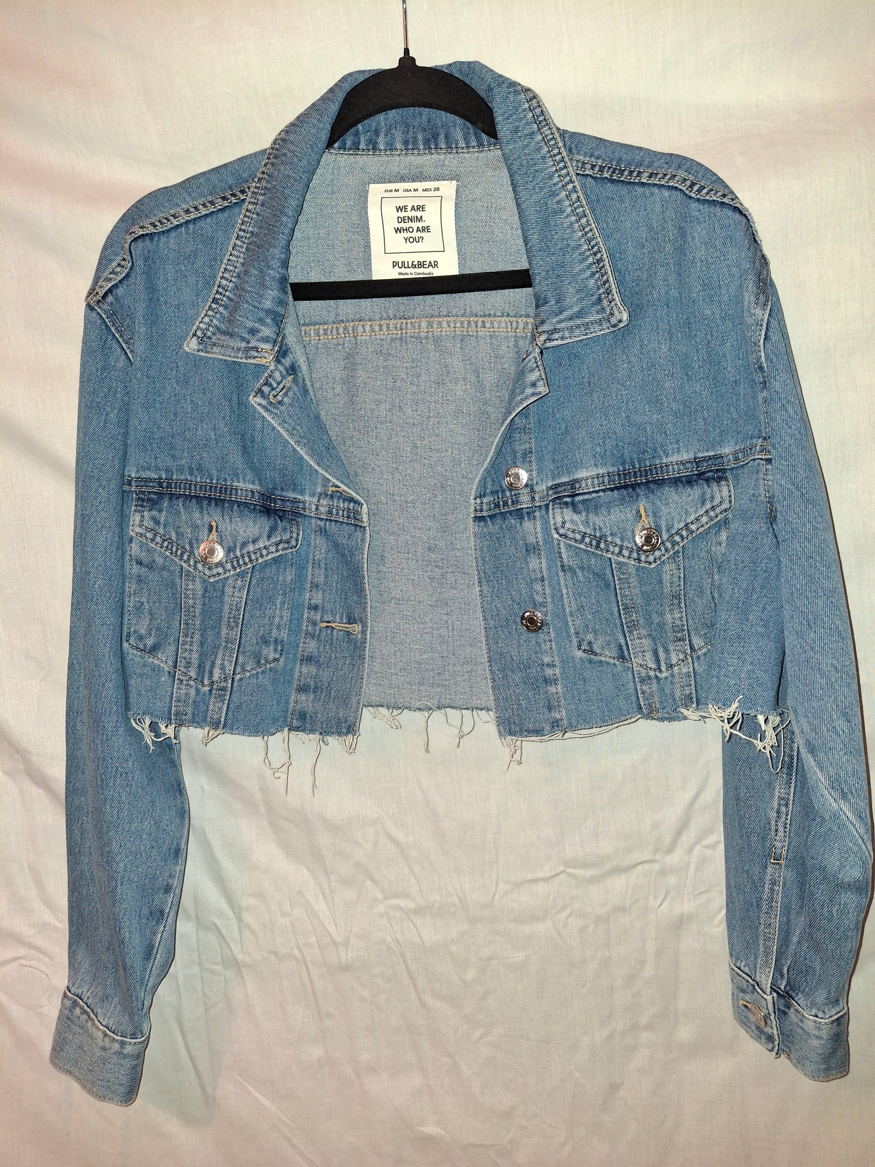 Veste en jean Pull&bear – bleu - Taille : M (38)