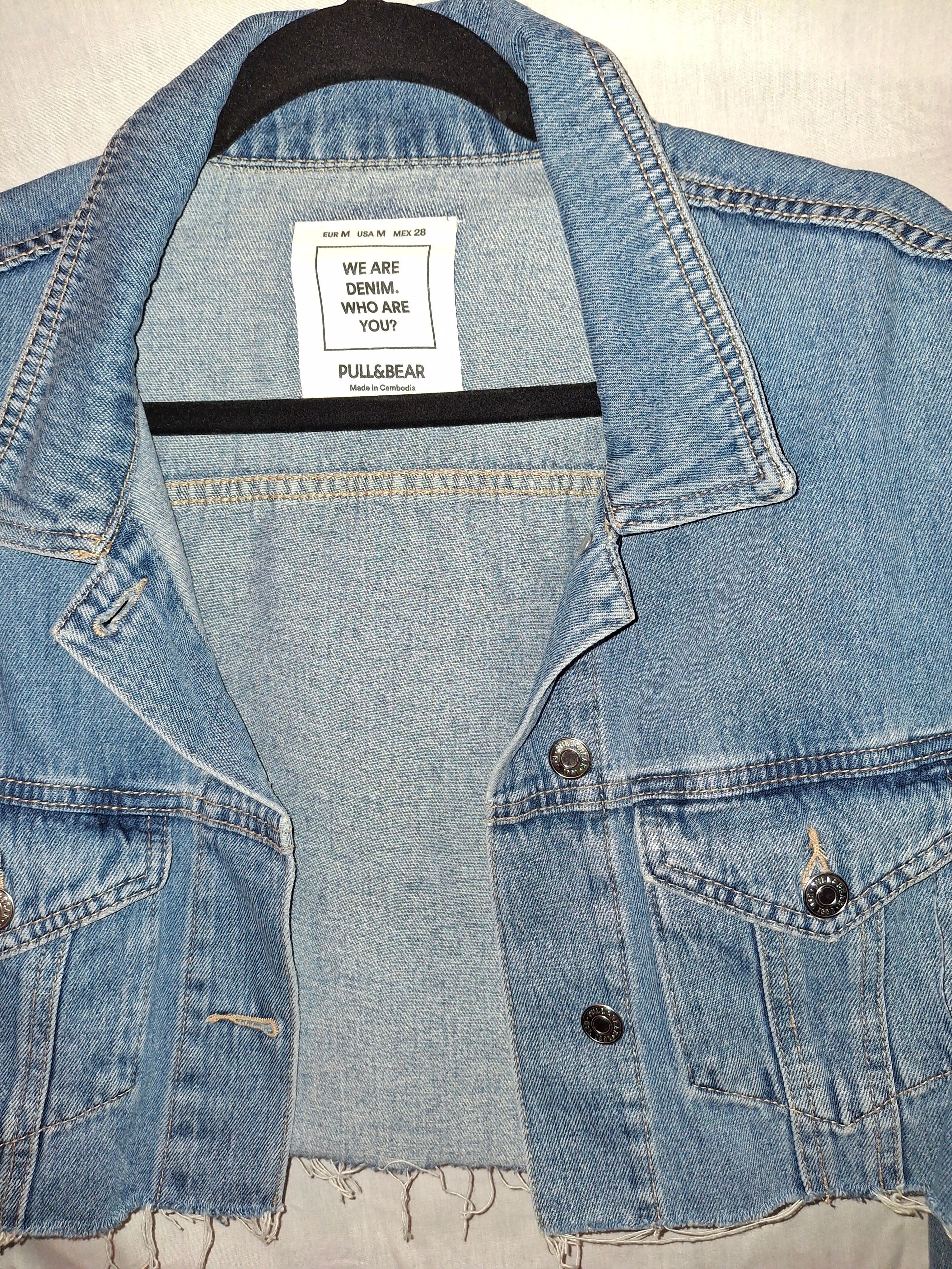 Veste en jean Pull&bear – bleu - Taille : M (38)